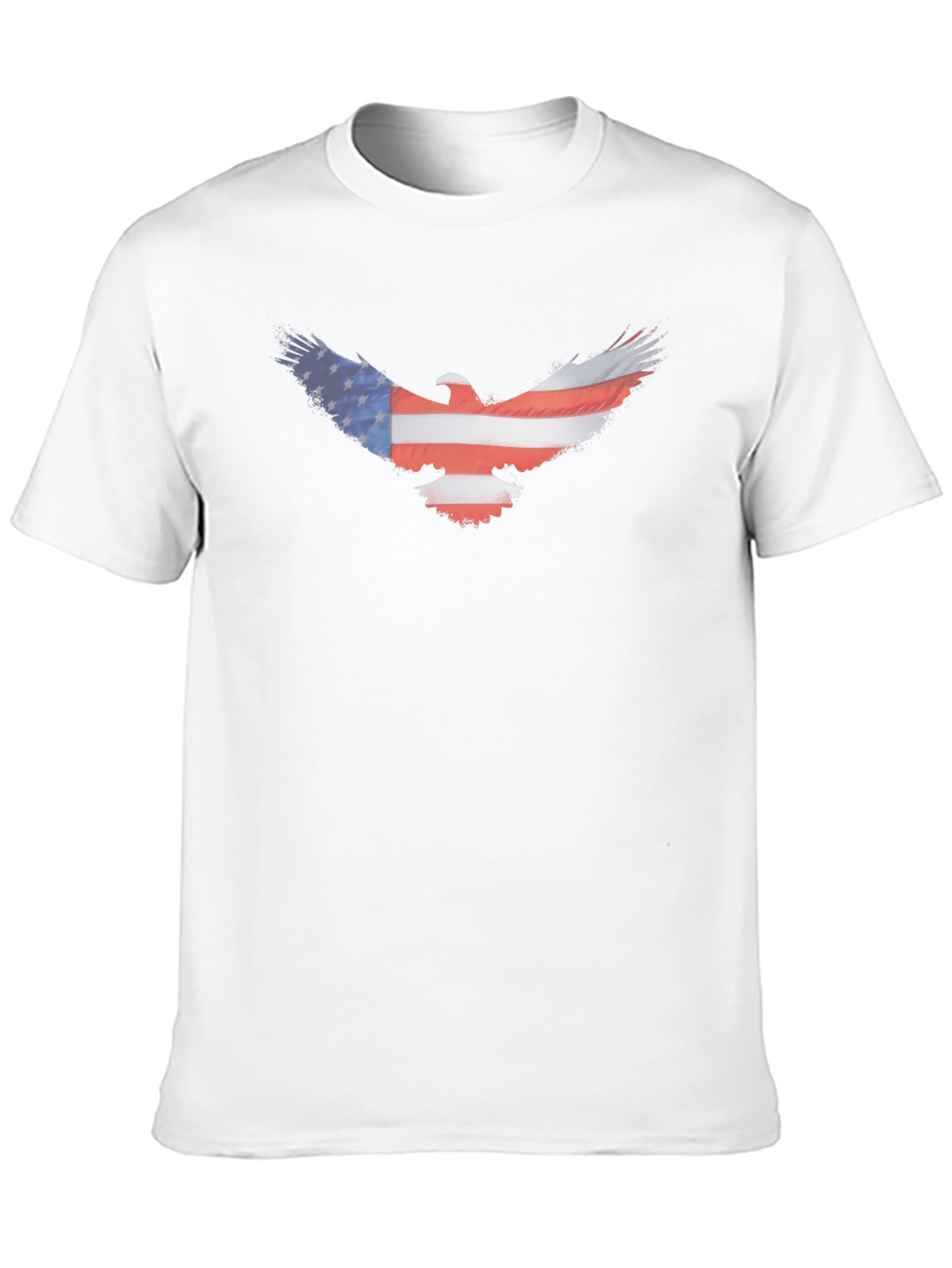 American Flag Eagle Graphic Tee - Patriotic T-Shirt