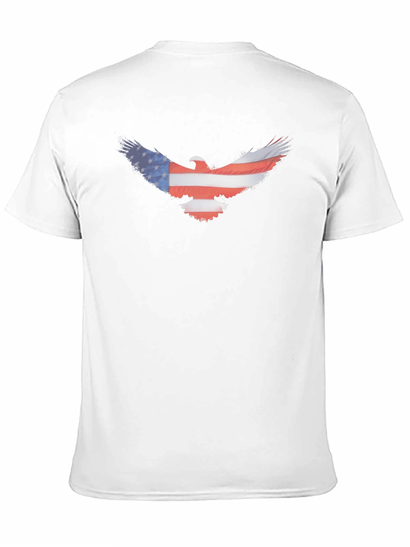 American Flag Eagle Graphic Tee - Patriotic T-Shirt