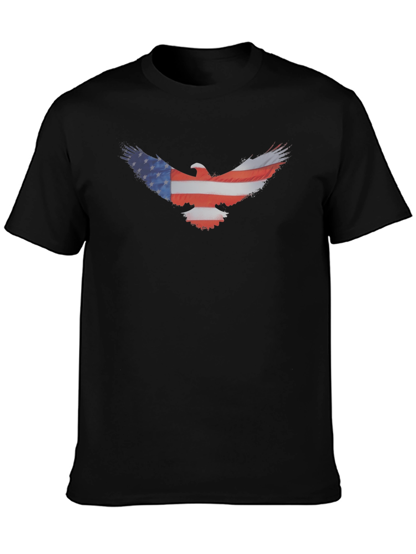 American Flag Eagle Graphic Tee - Patriotic T-Shirt