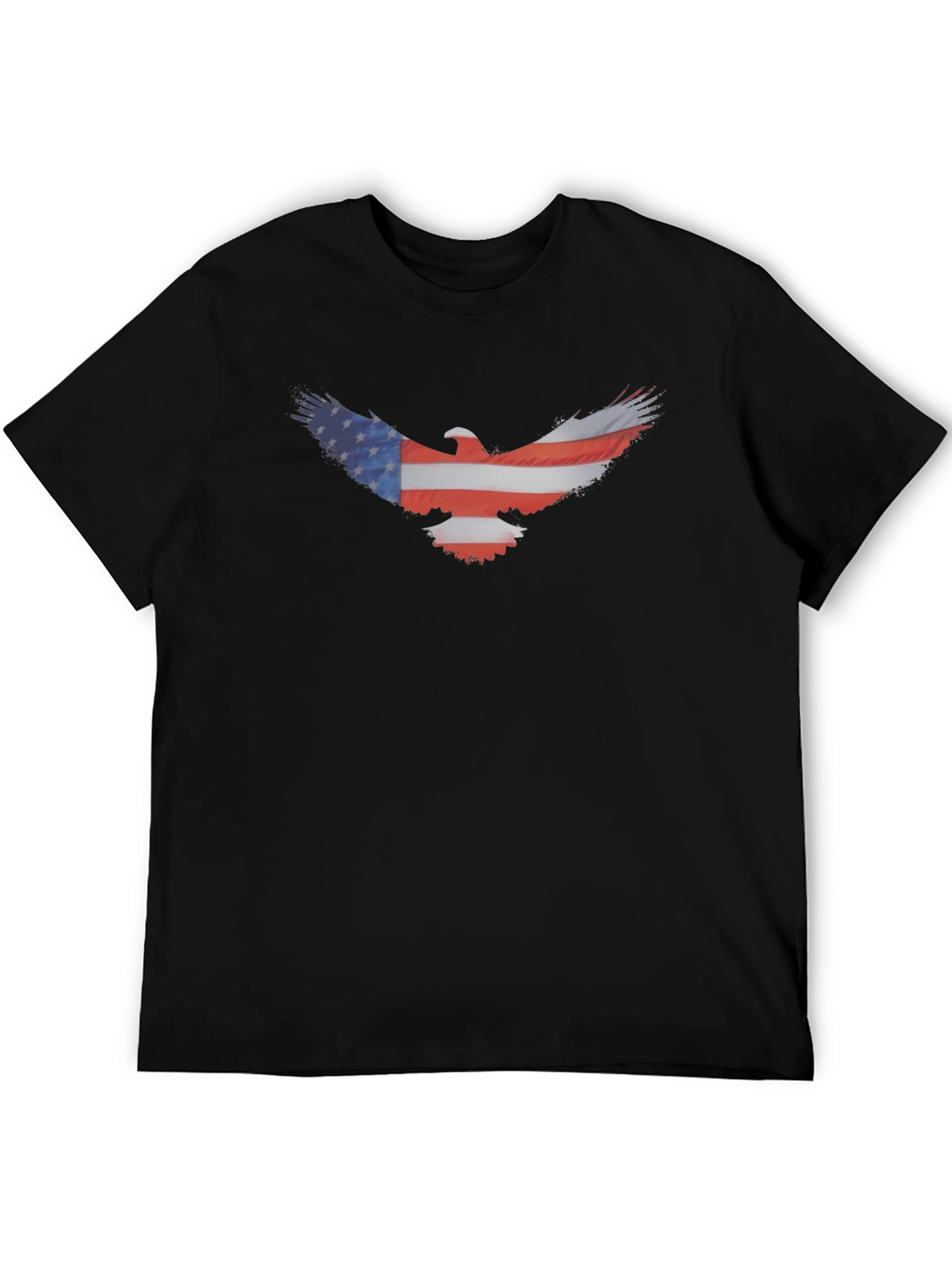 American Flag Eagle Graphic Tee - Patriotic T-Shirt