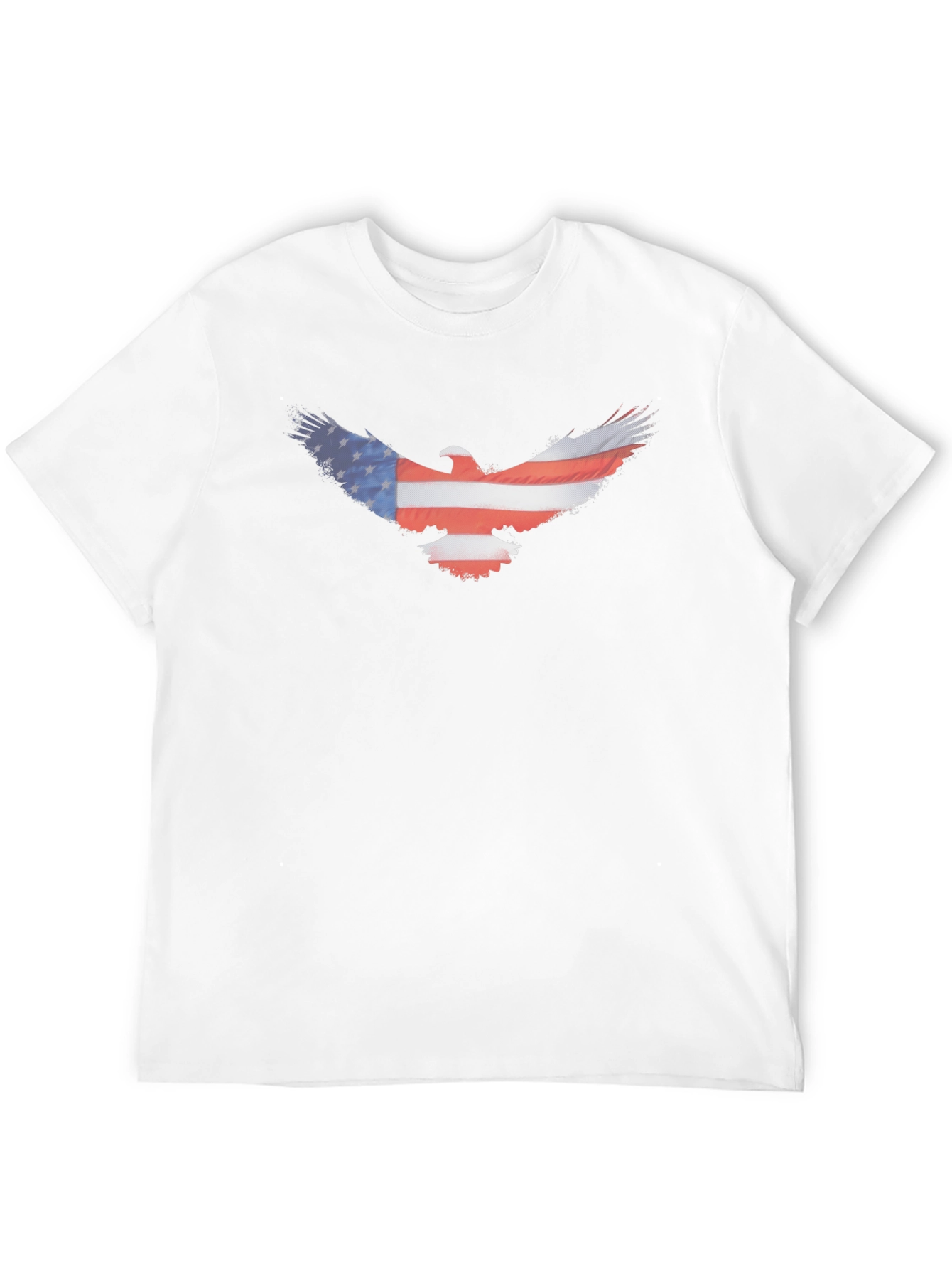 American Flag Eagle Graphic Tee - Patriotic T-Shirt