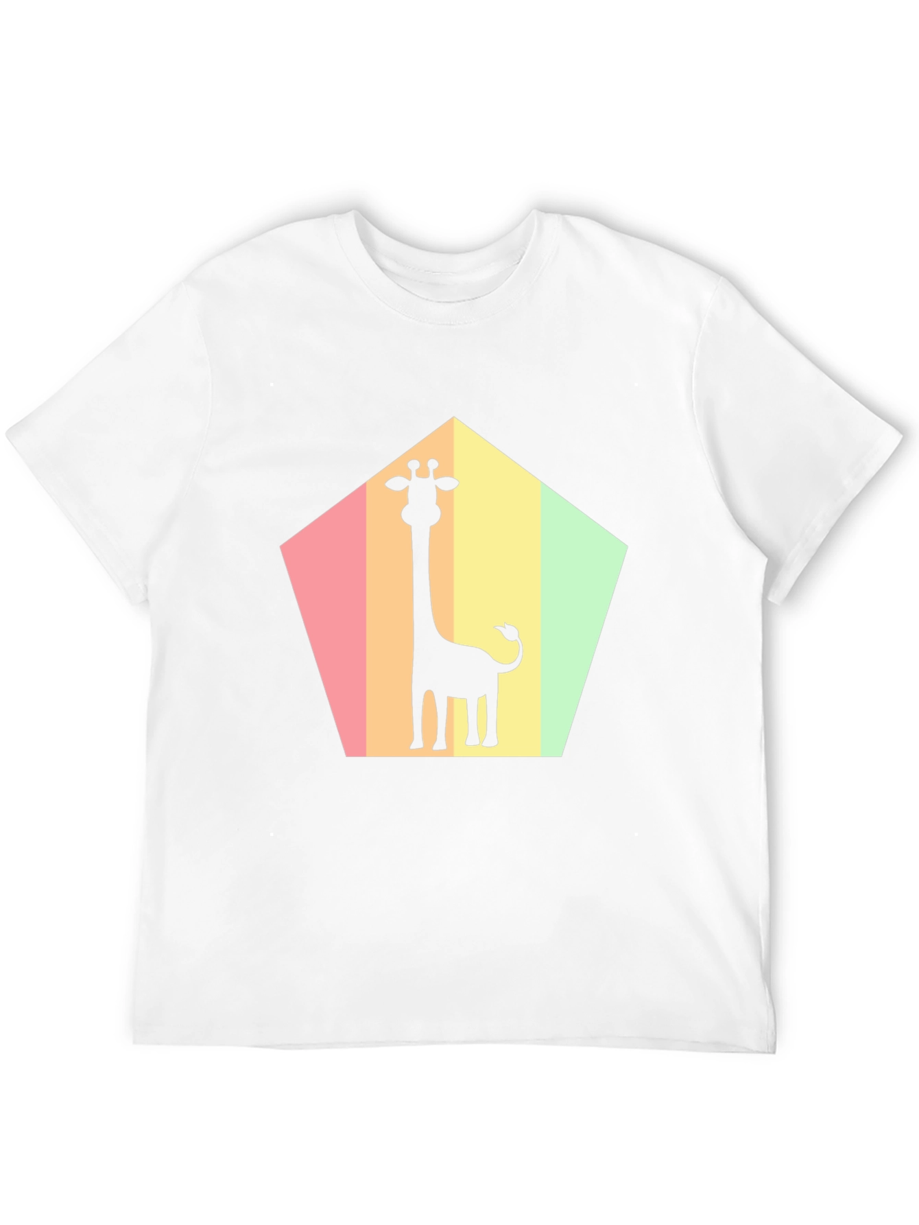 Giraffe Silhouette Graphic Tee