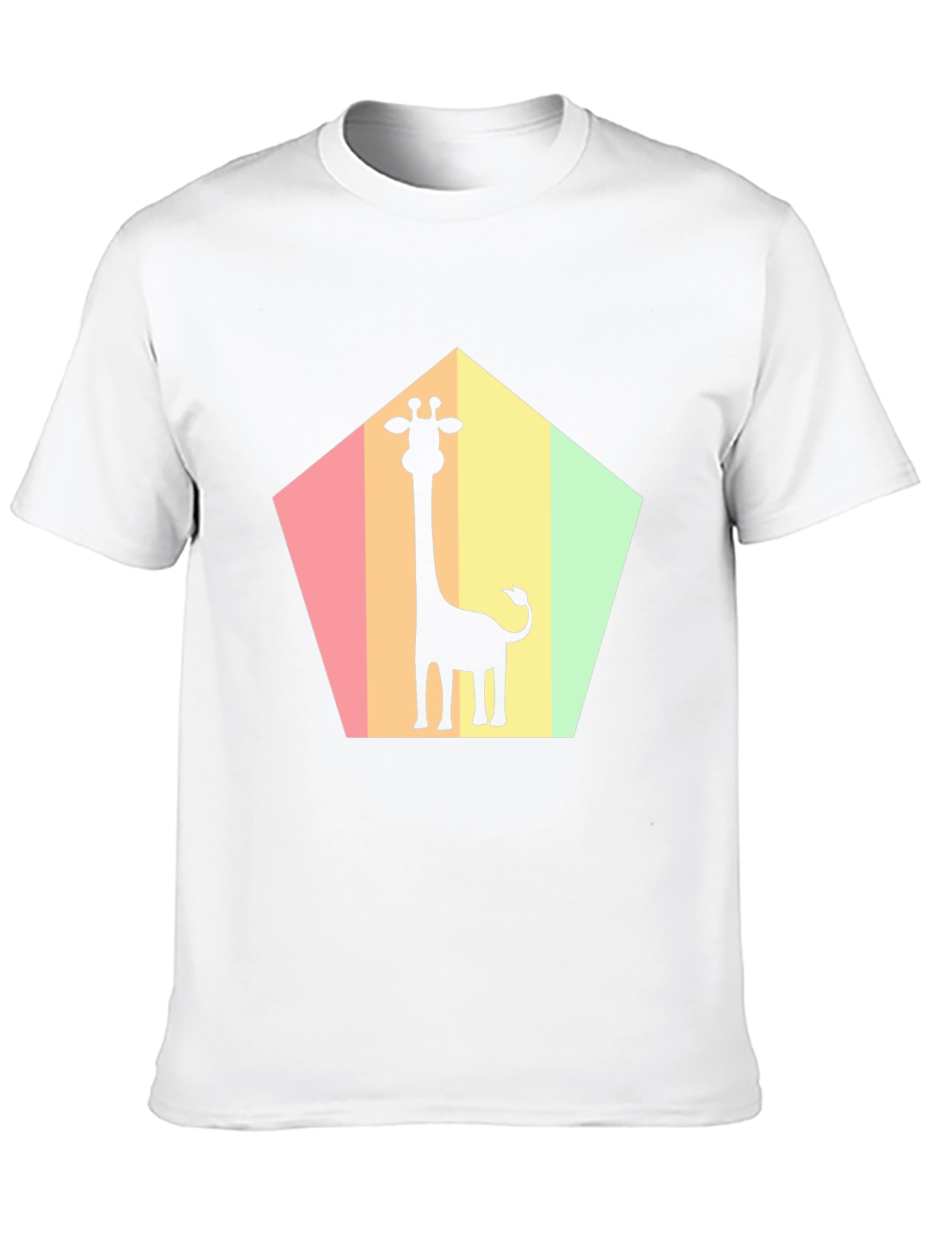 Giraffe Silhouette Graphic Tee