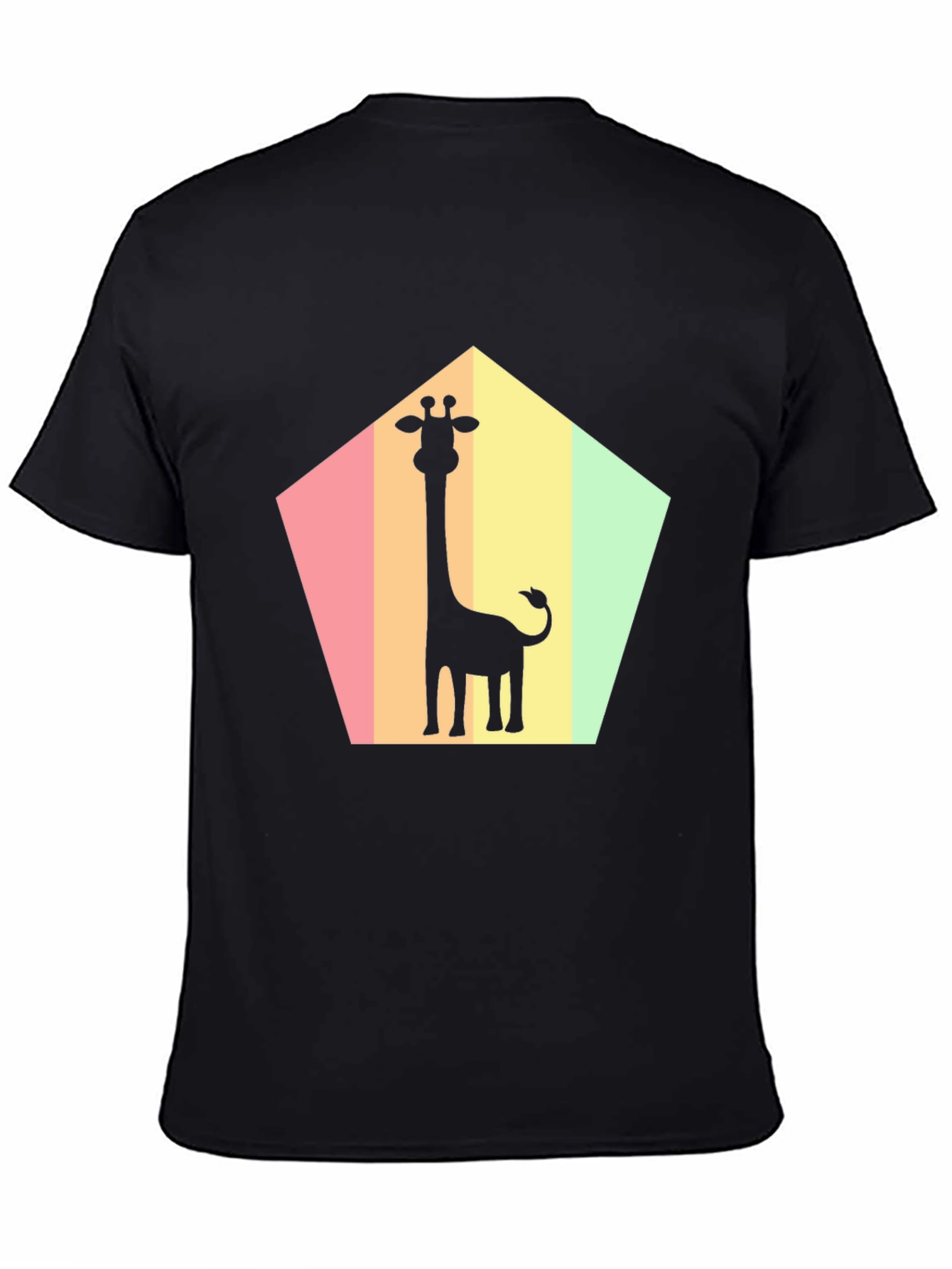 Giraffe Silhouette Graphic Tee