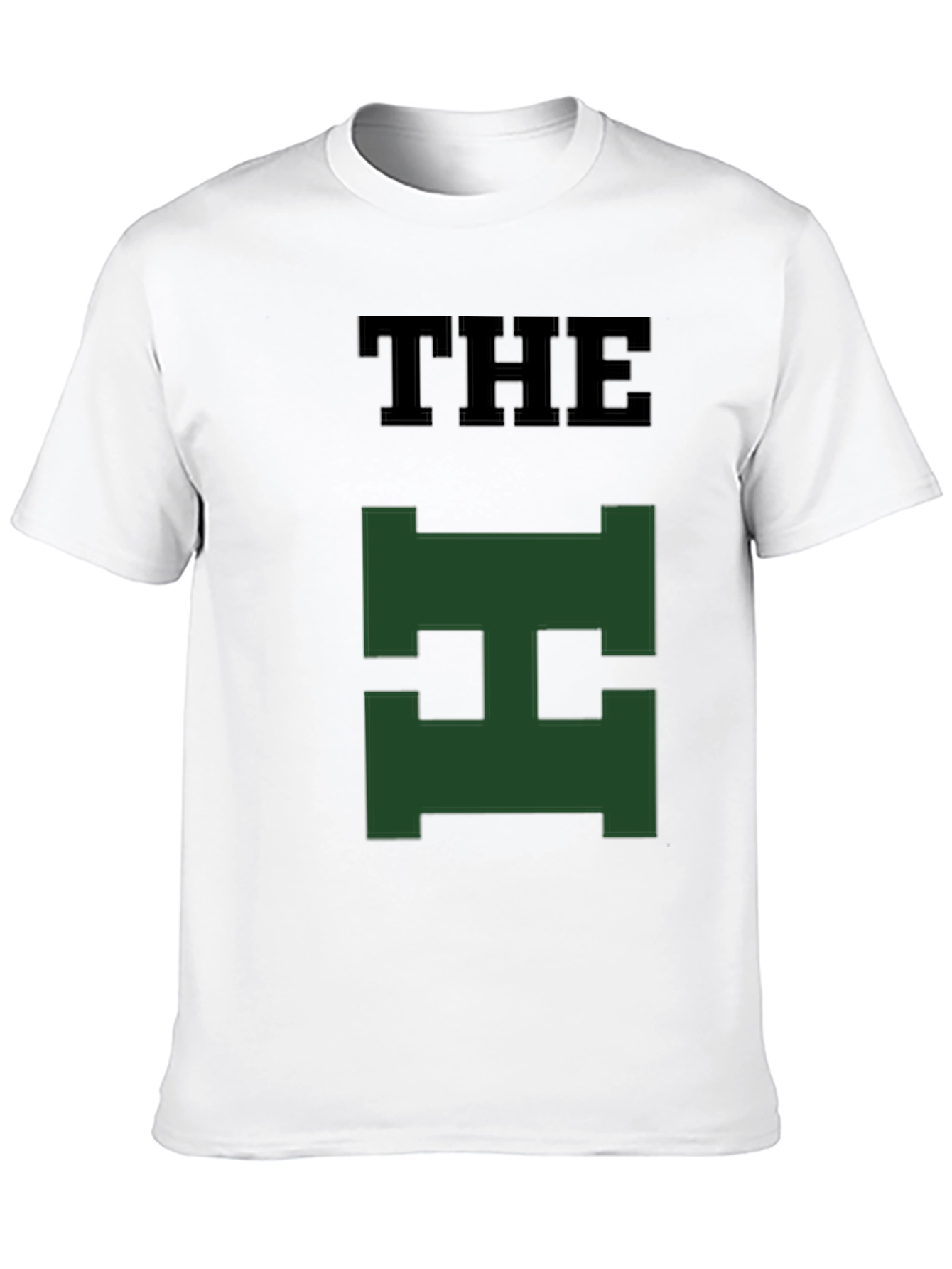 The Green H Logo Black T-Shirt