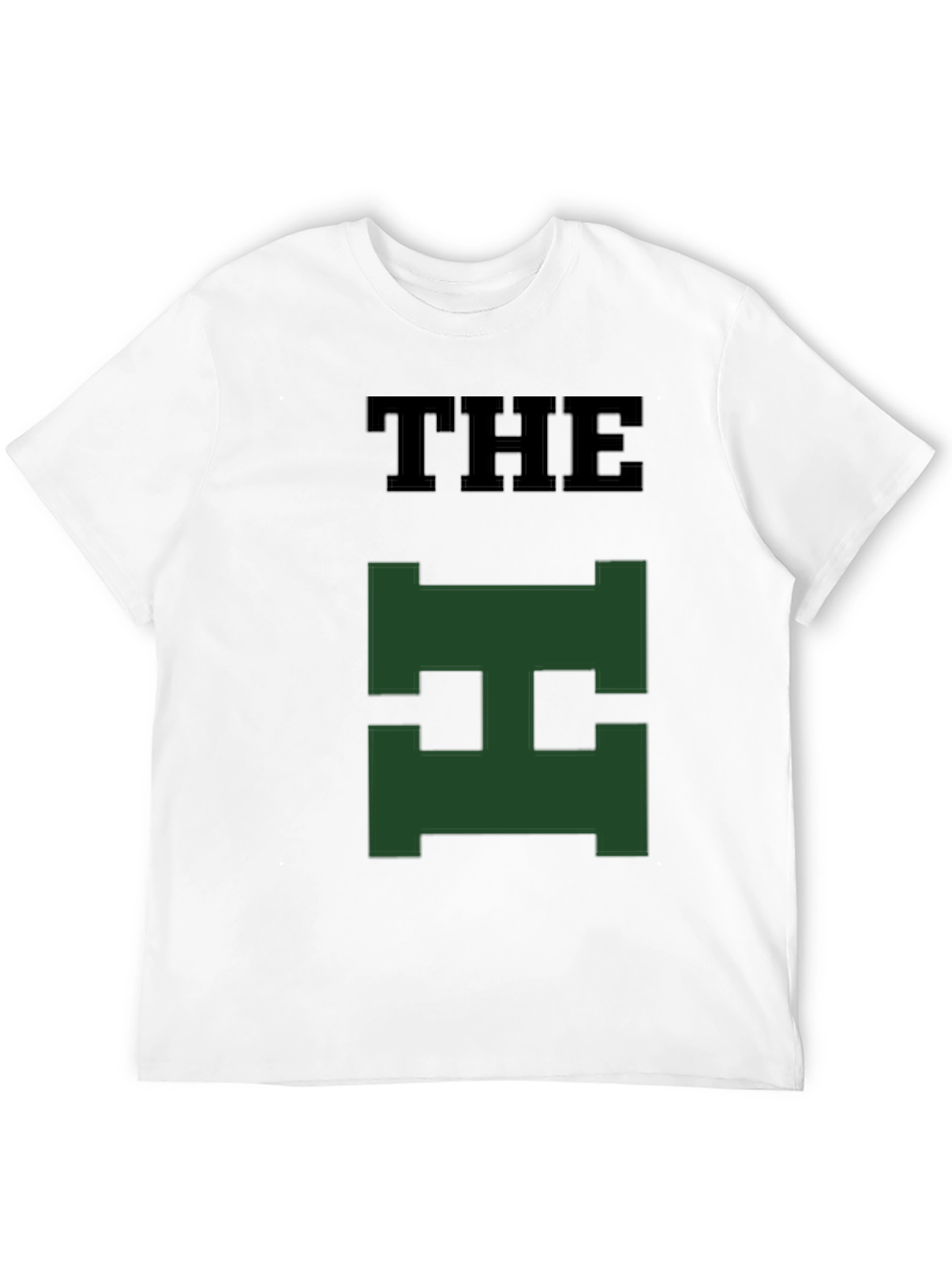 The Green H Logo Black T-Shirt
