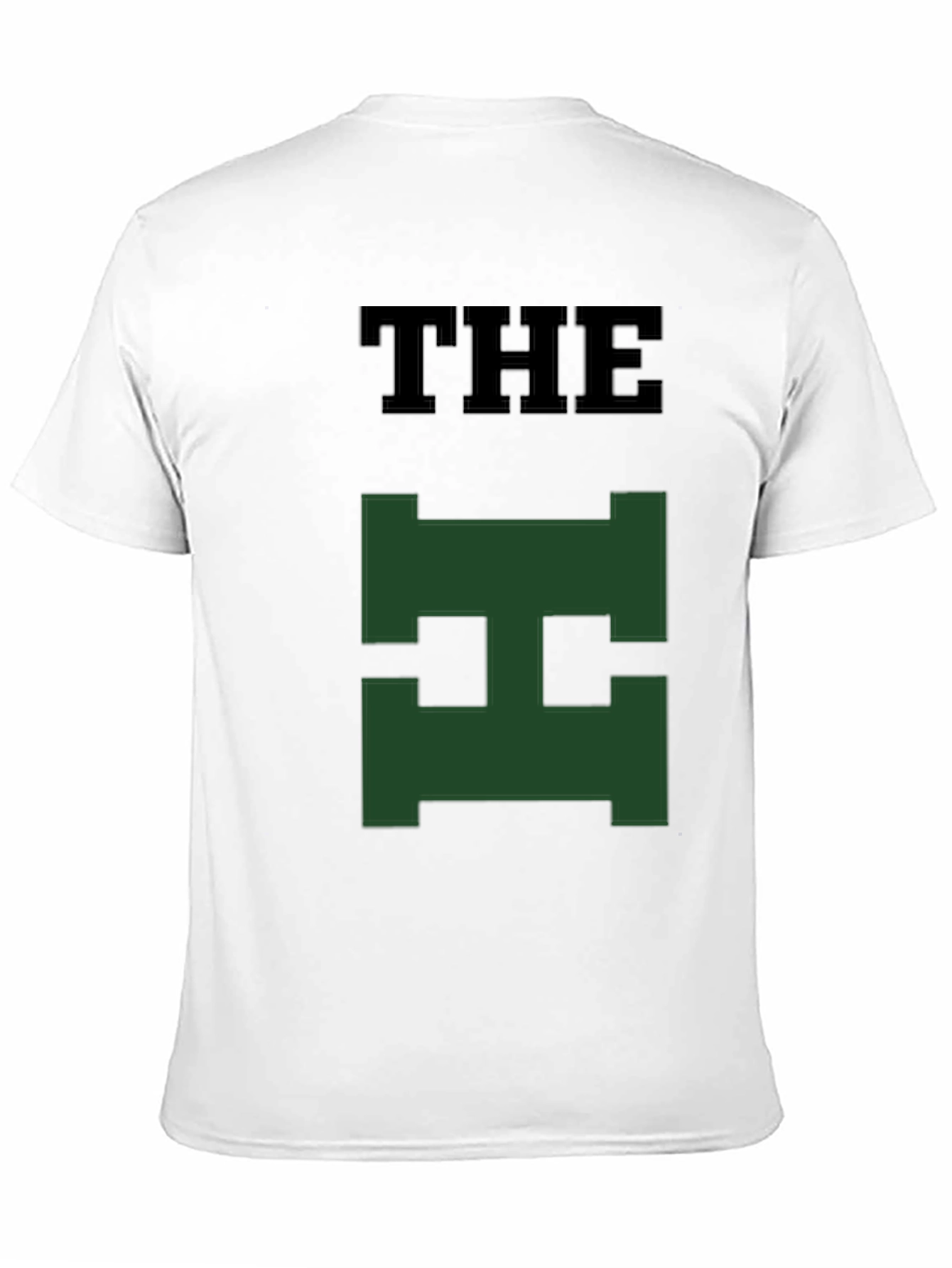 The Green H Logo Black T-Shirt