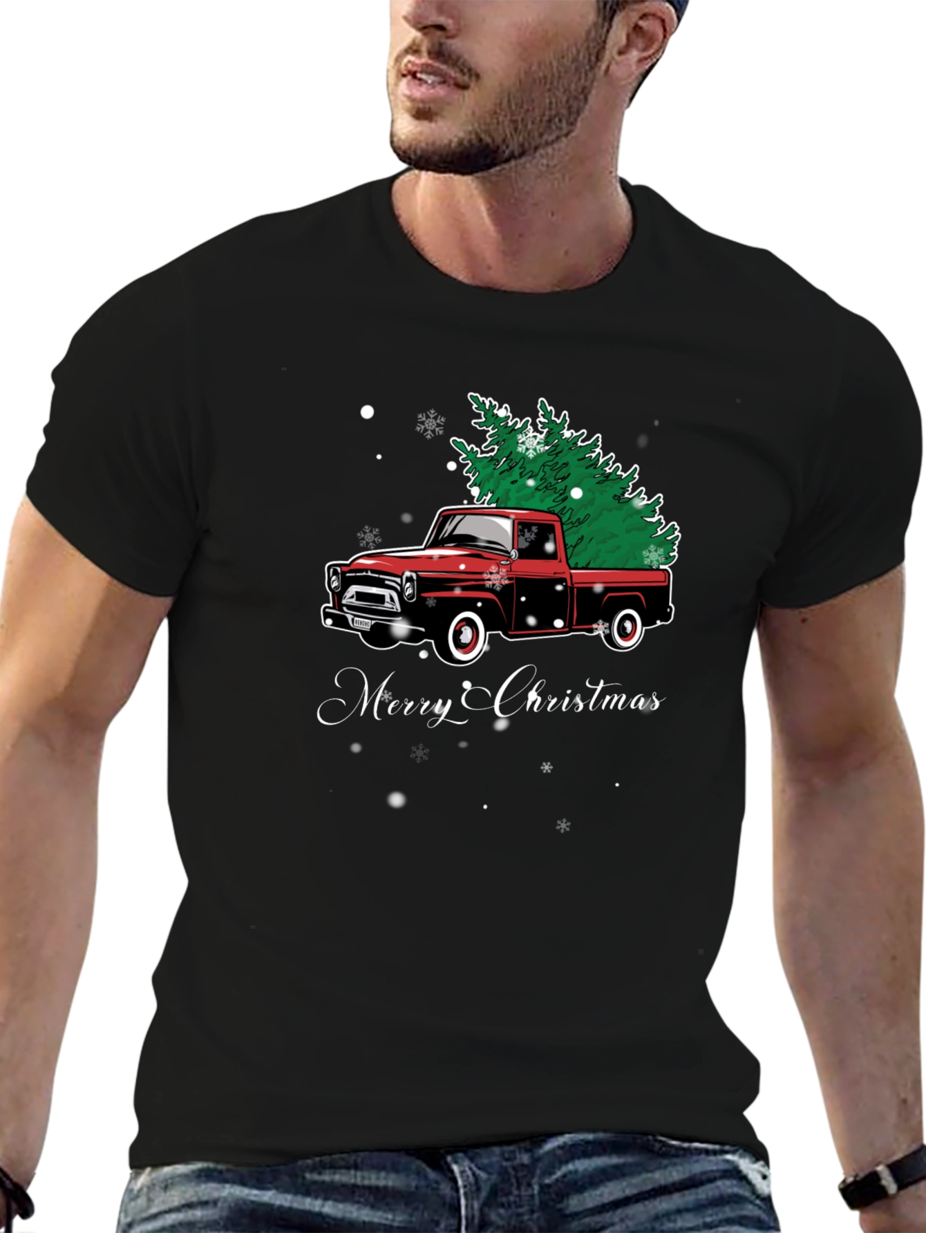 Merry Christmas Truck T-Shirt