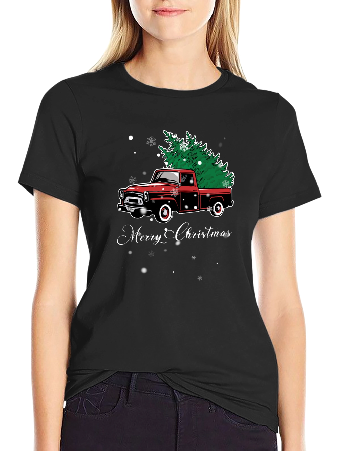 Merry Christmas Truck T-Shirt