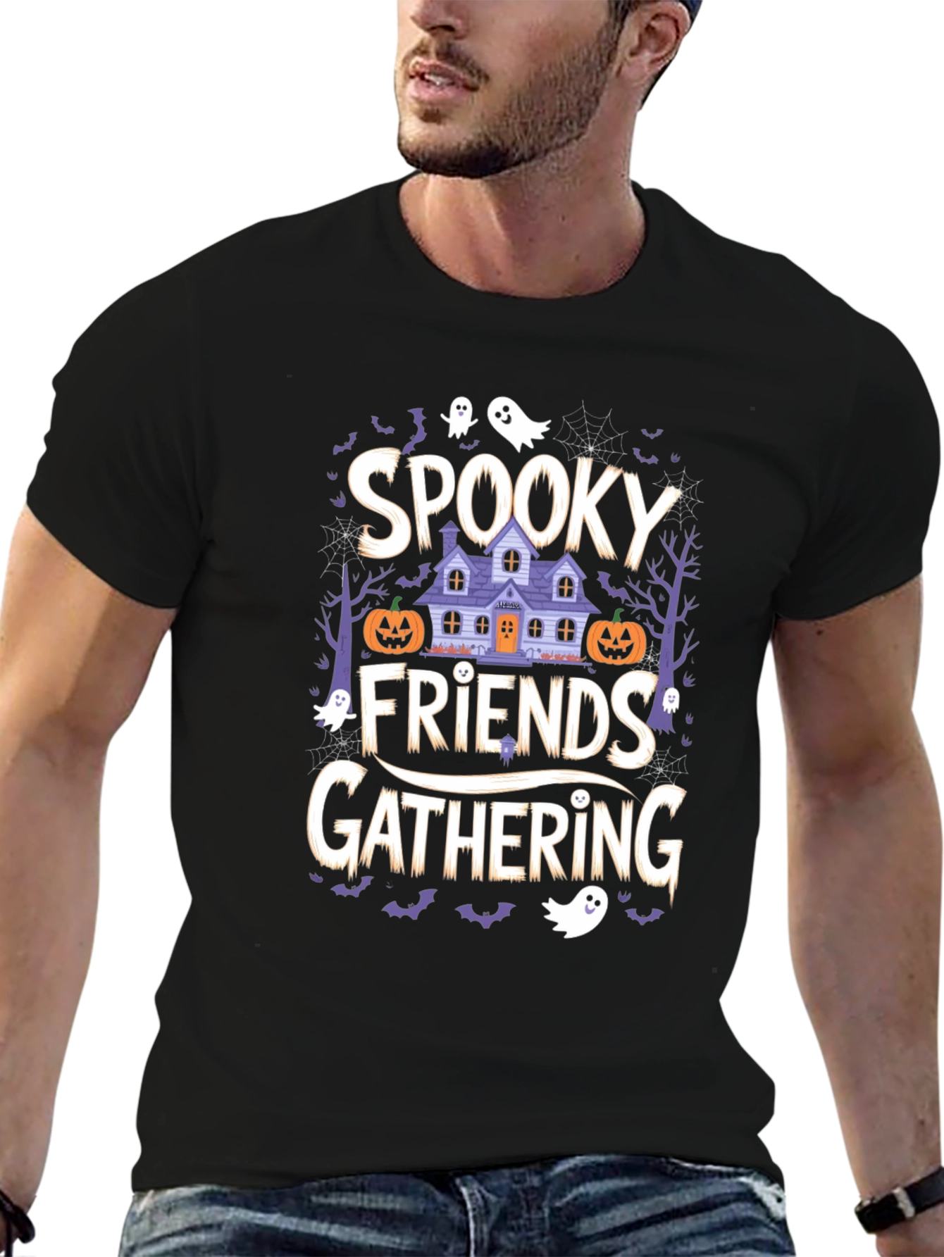Spooky Friends Gathering Halloween T-Shirt