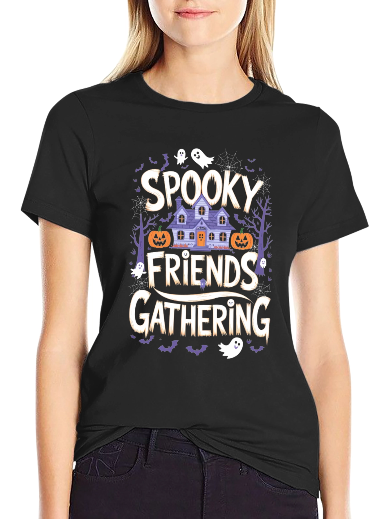 Spooky Friends Gathering Halloween T-Shirt