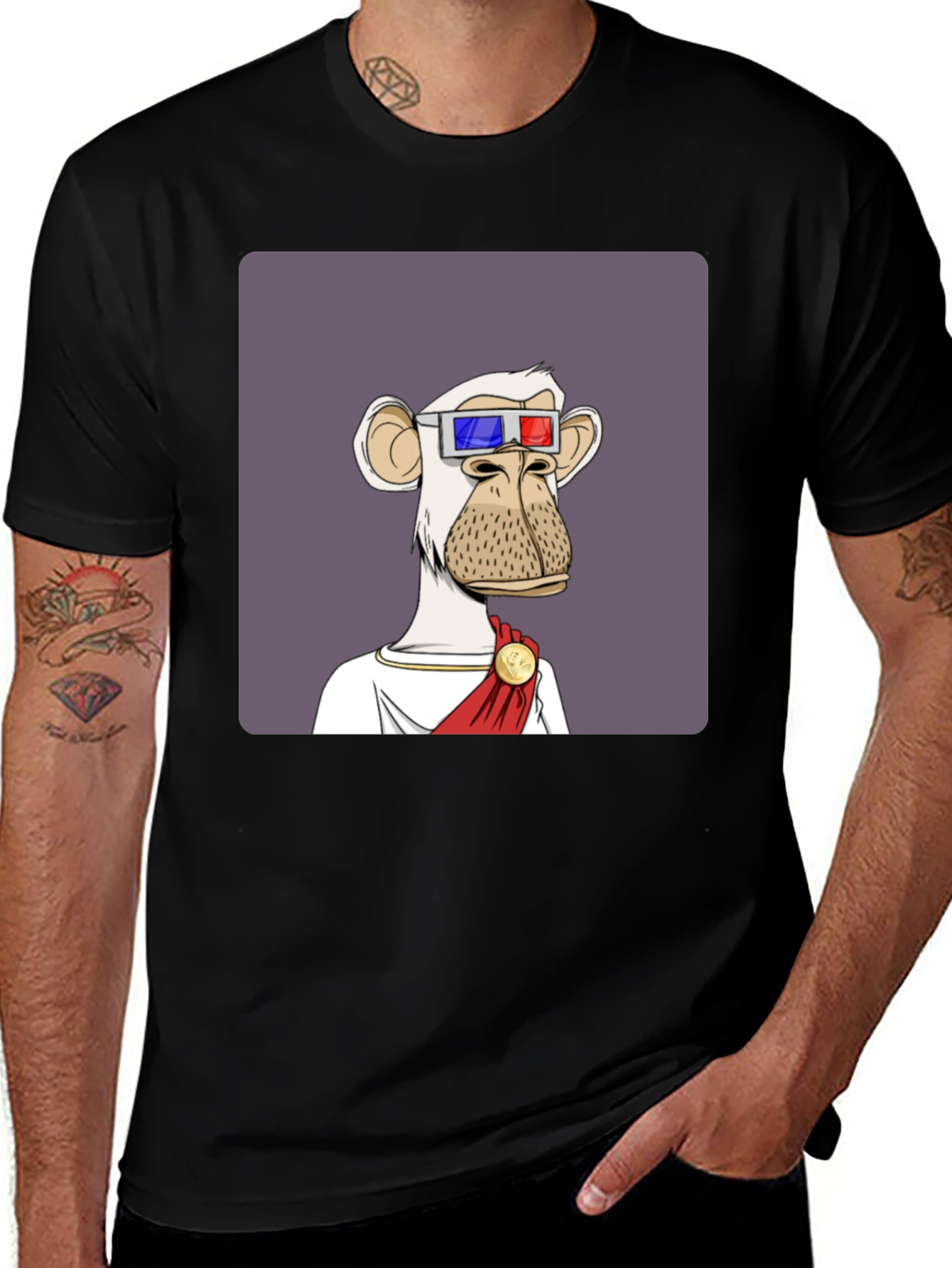 Bored Ape NFT Graphic T-Shirt