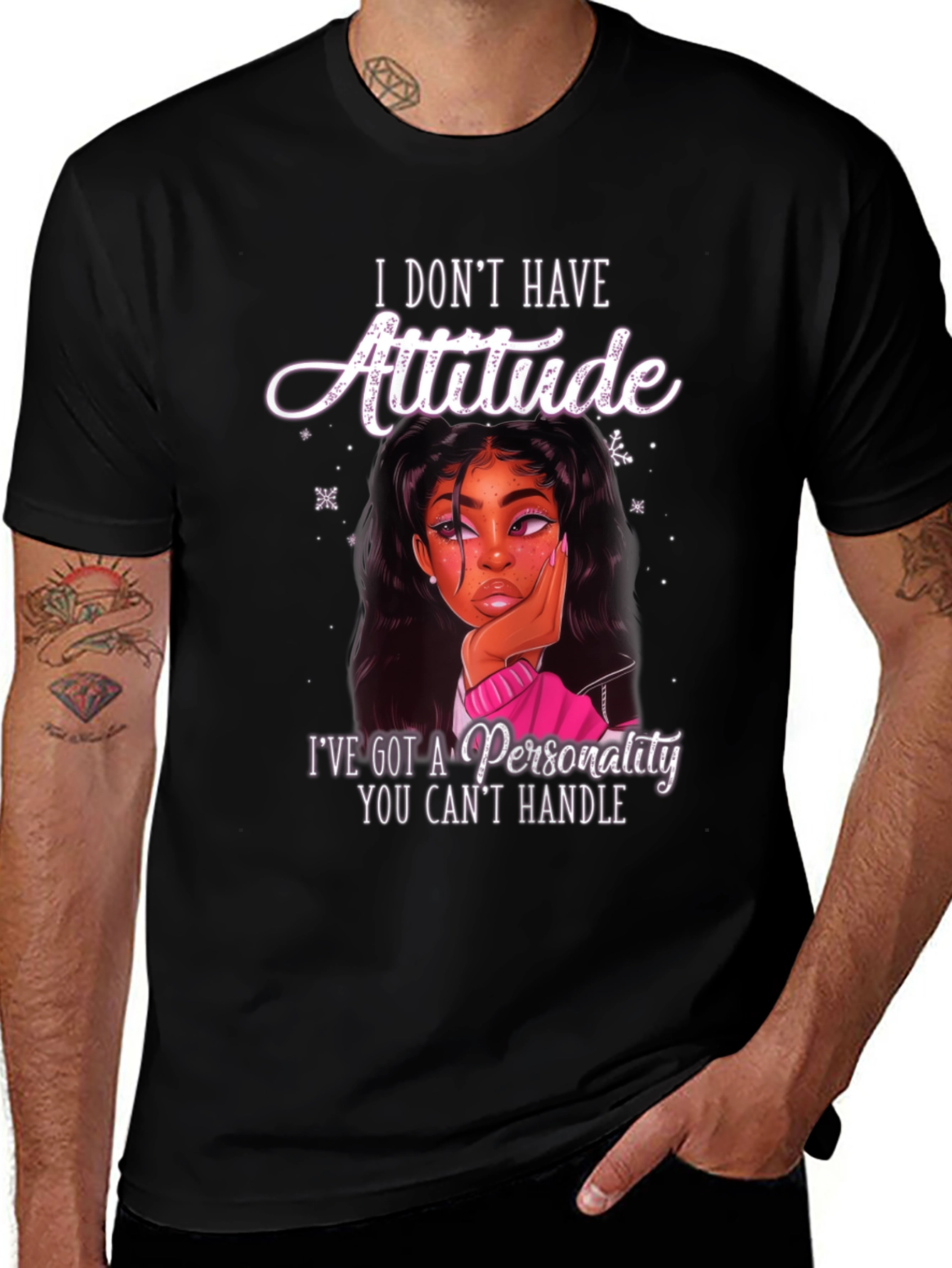 Attitude Personality Graphic Tee