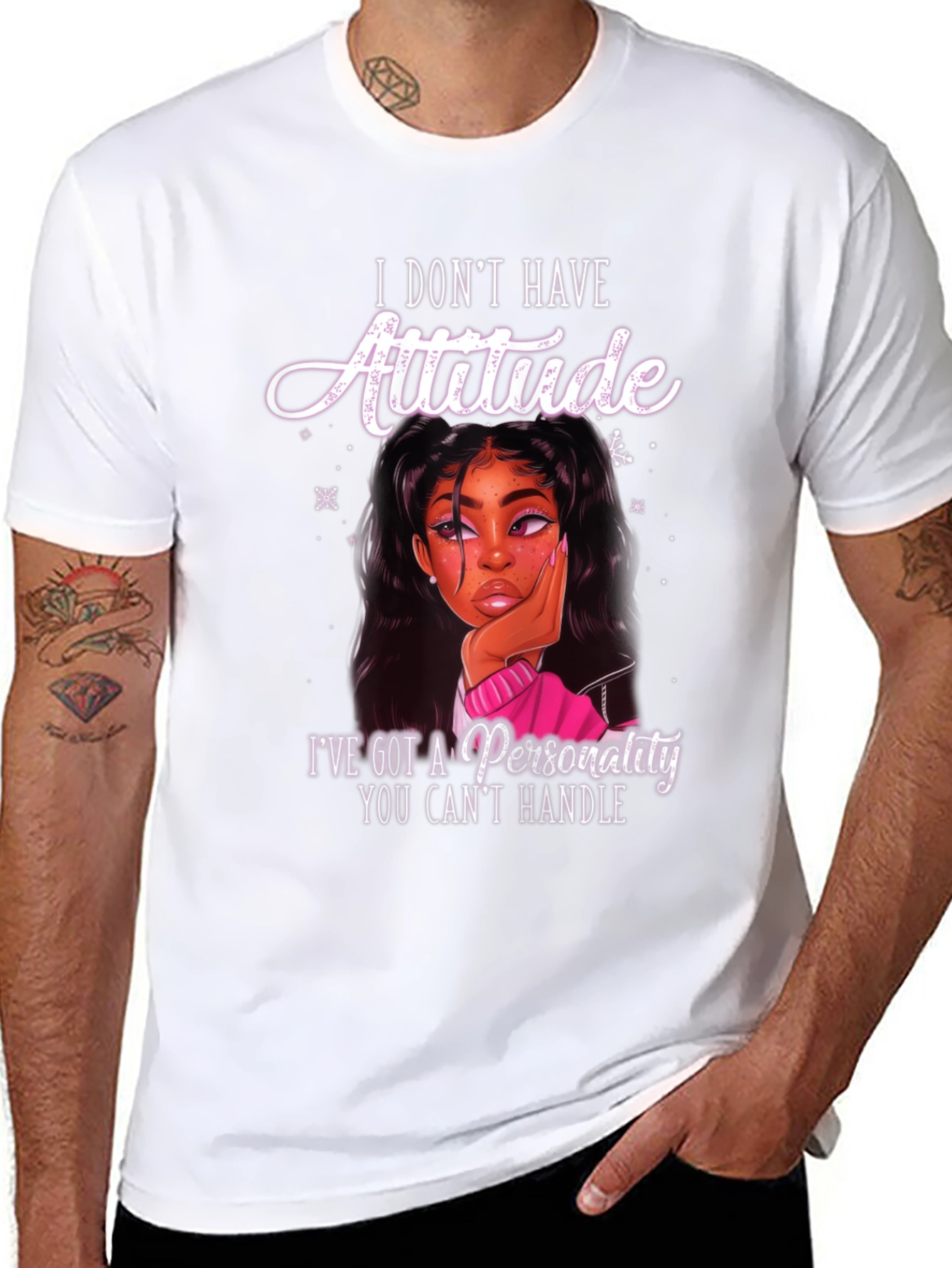 Attitude Personality Graphic Tee