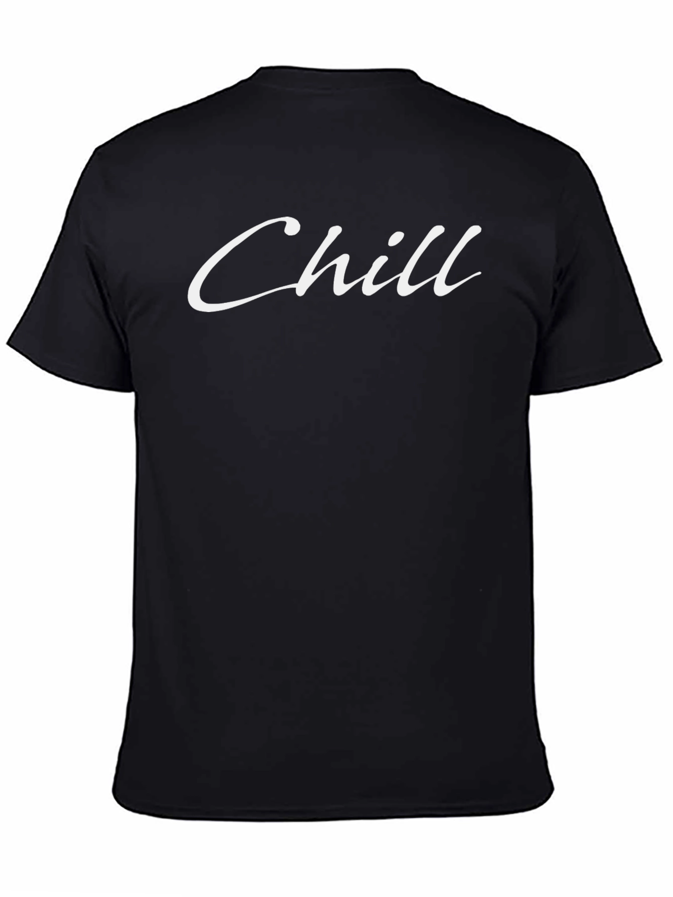 Chill Black T-Shirt - Casual Style Comfort Fit