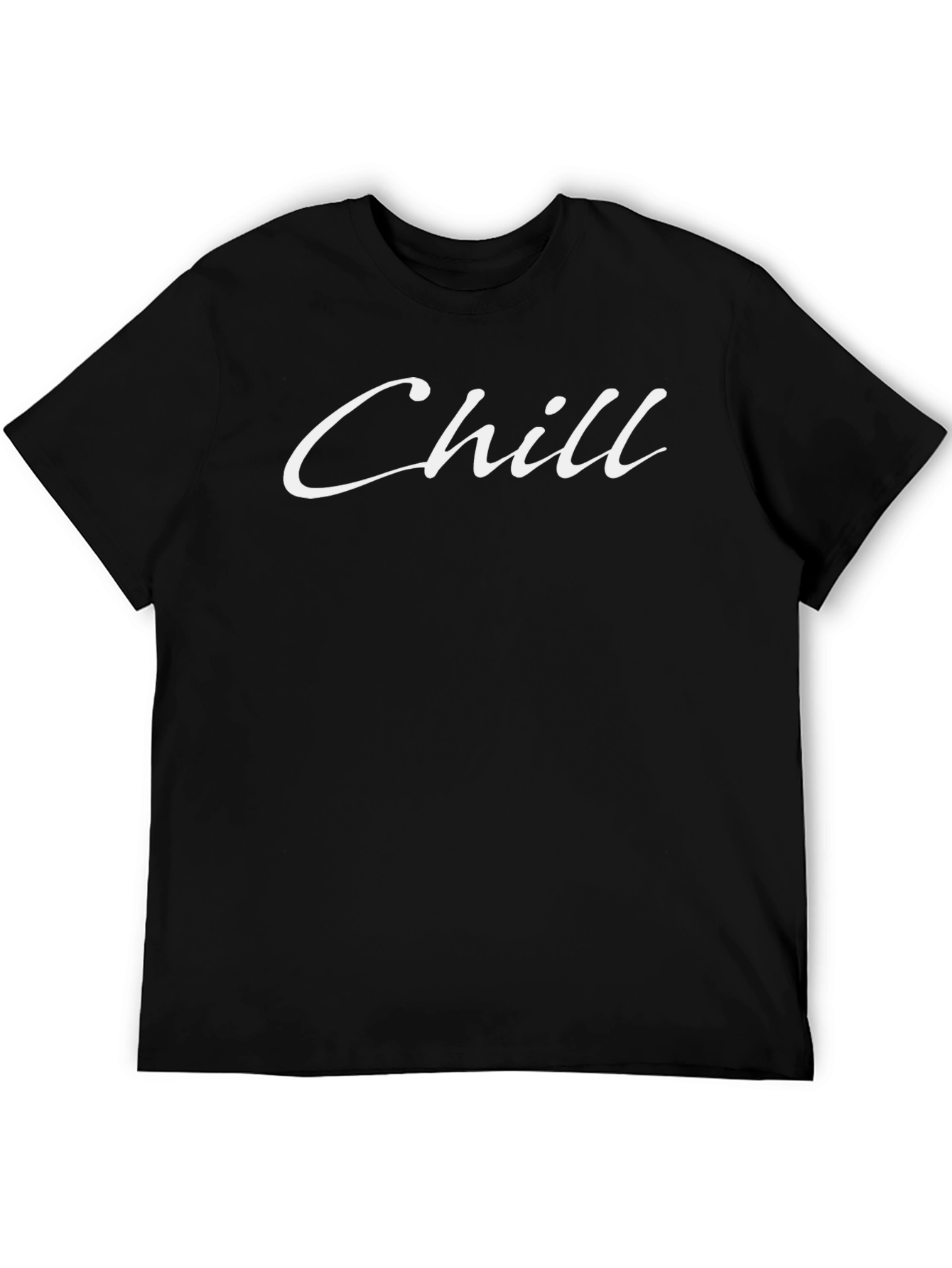 Chill Black T-Shirt - Casual Style Comfort Fit