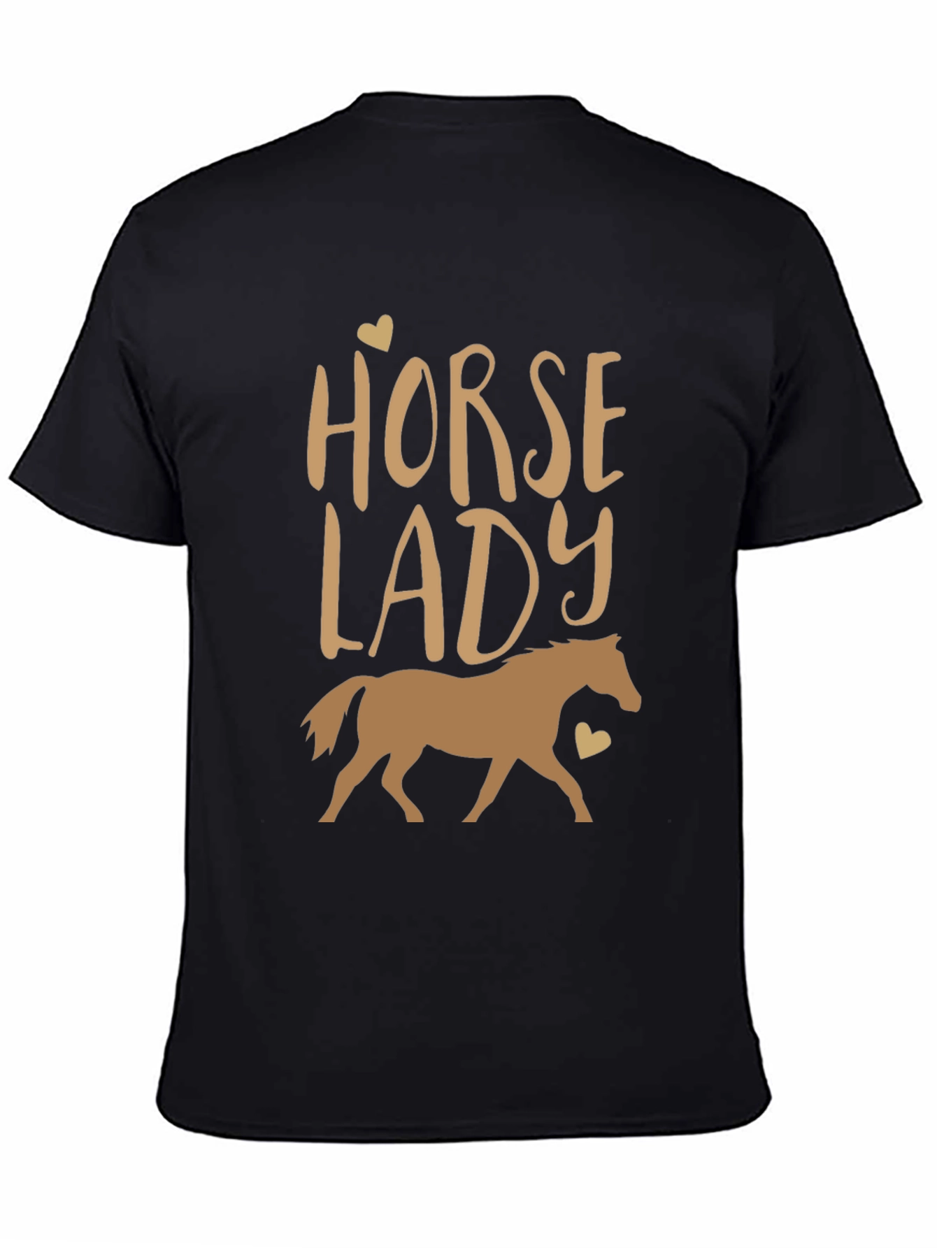 Horse Lady Graphic Tee - Equestrian Style Shirt