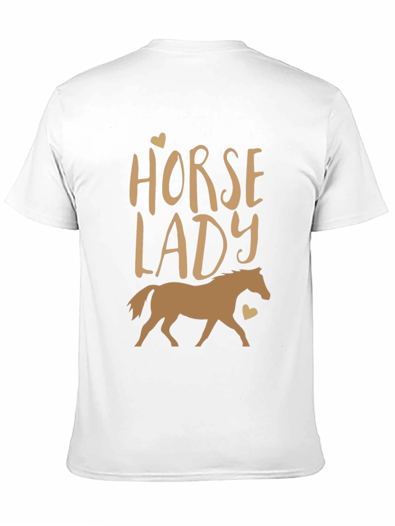 Horse Lady Graphic Tee - Equestrian Style Shirt