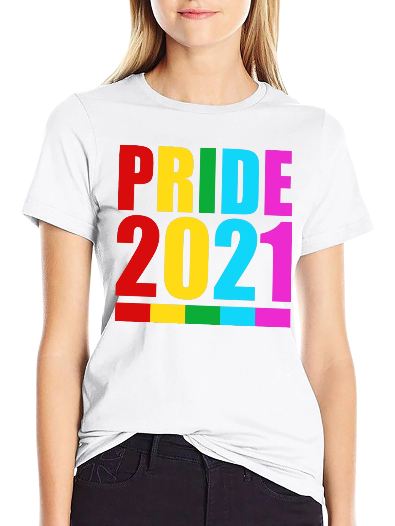 Pride 2021 Black Graphic T-Shirt