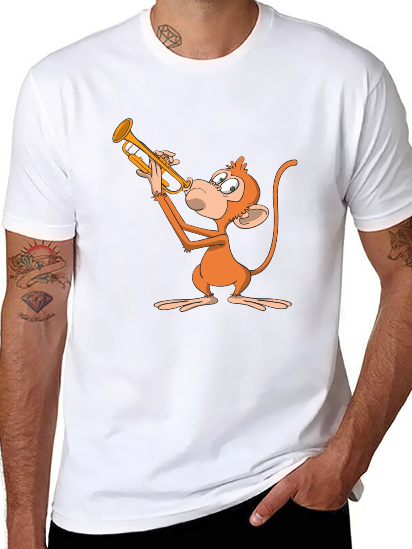 Monkey Trumpet T-Shirt