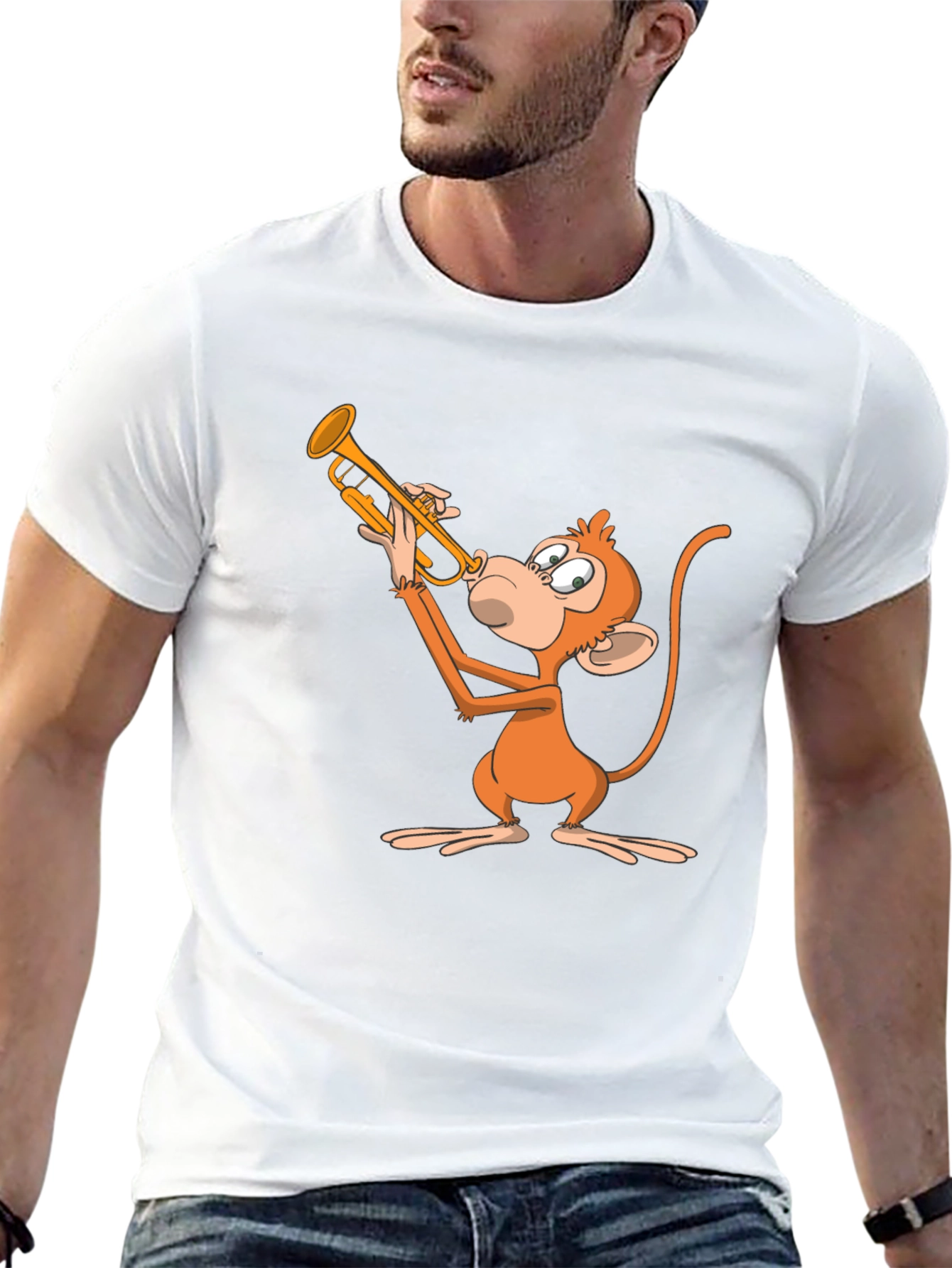 Monkey Trumpet T-Shirt