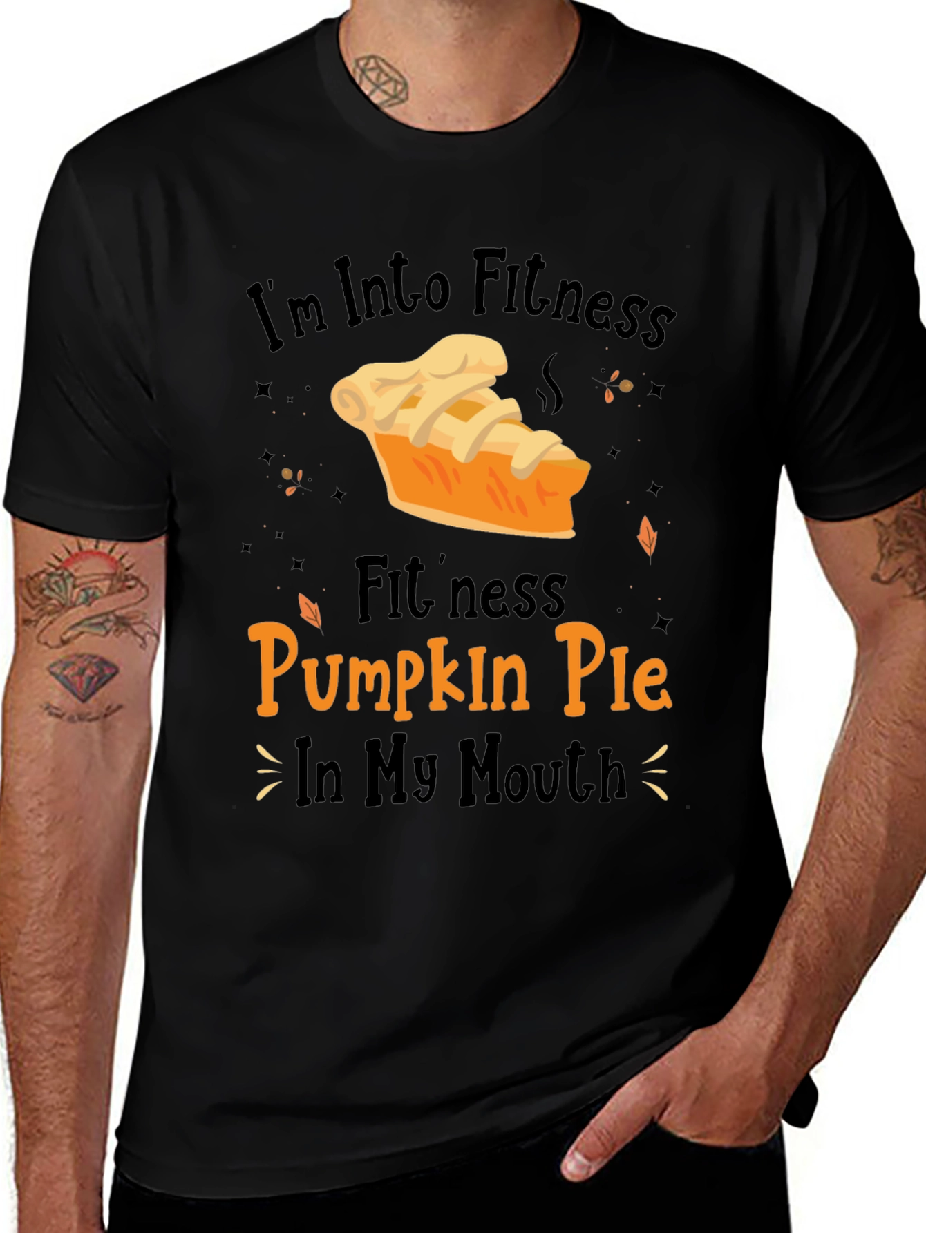 Fitness Pumpkin Pie Graphic Tee