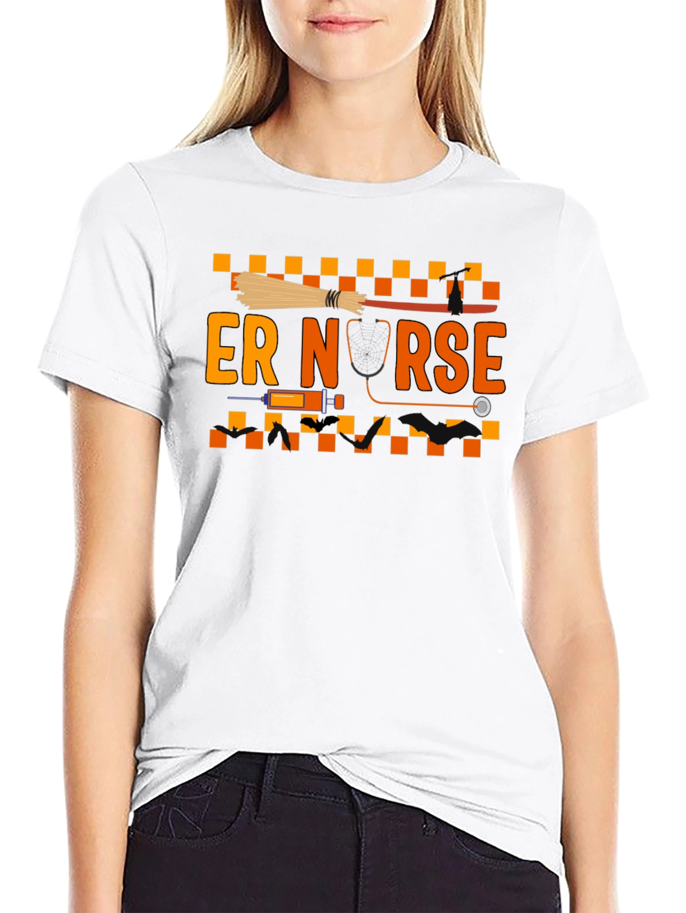 ER Nurse Halloween Graphic Tee
