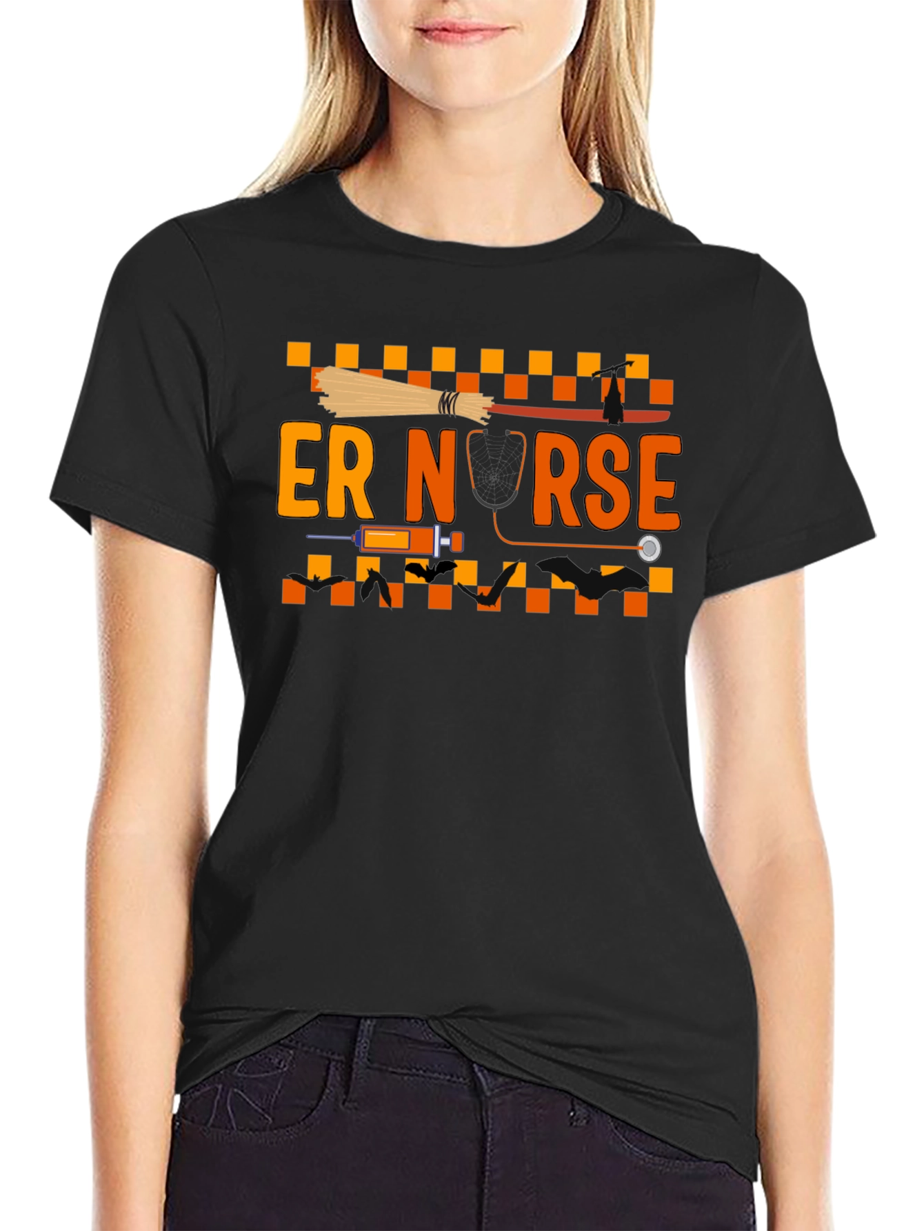 ER Nurse Halloween Graphic Tee