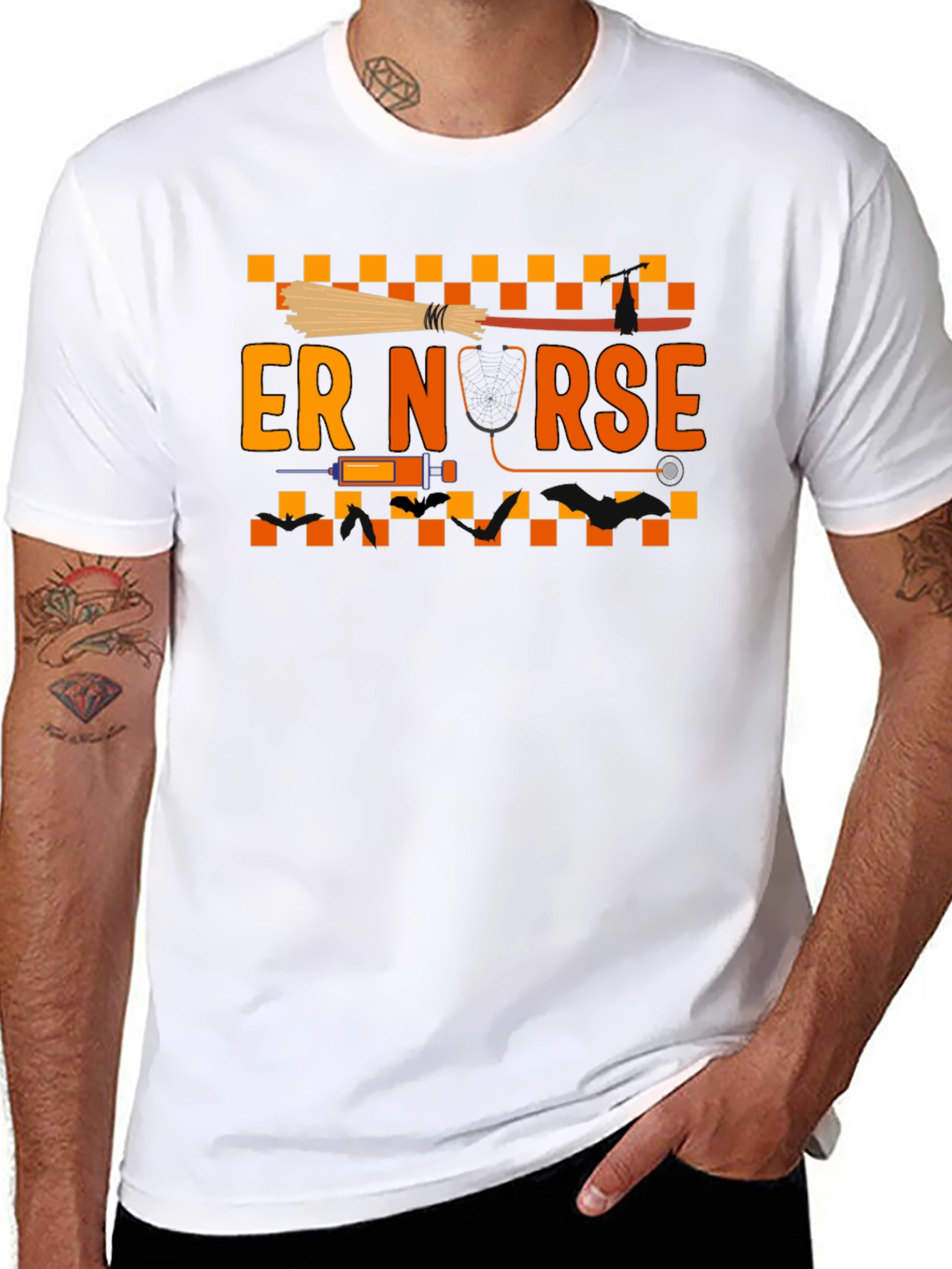 ER Nurse Halloween Graphic Tee