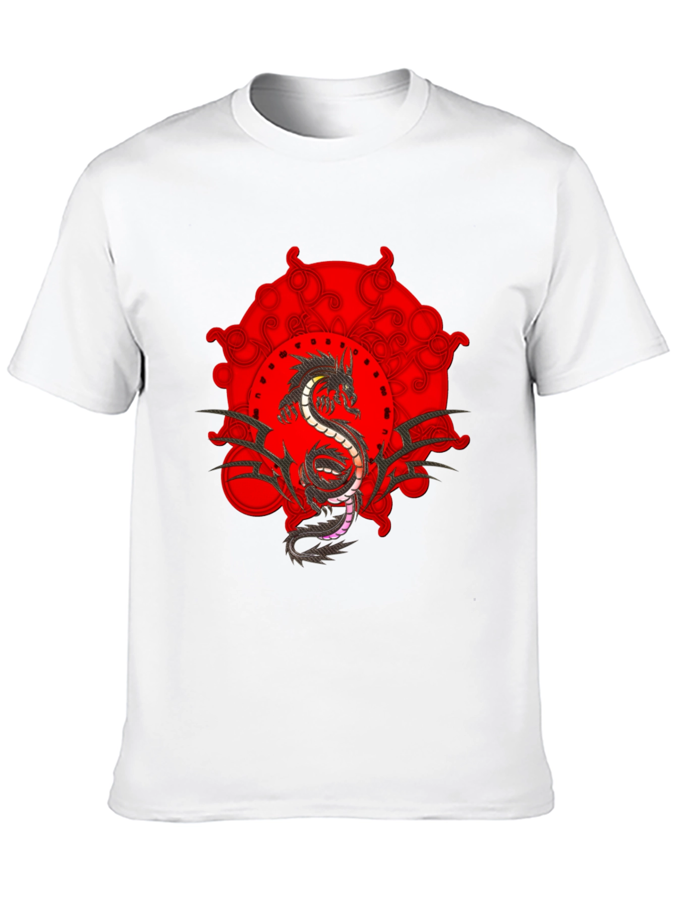 Black Dragon Graphic Tee - Edgy Style