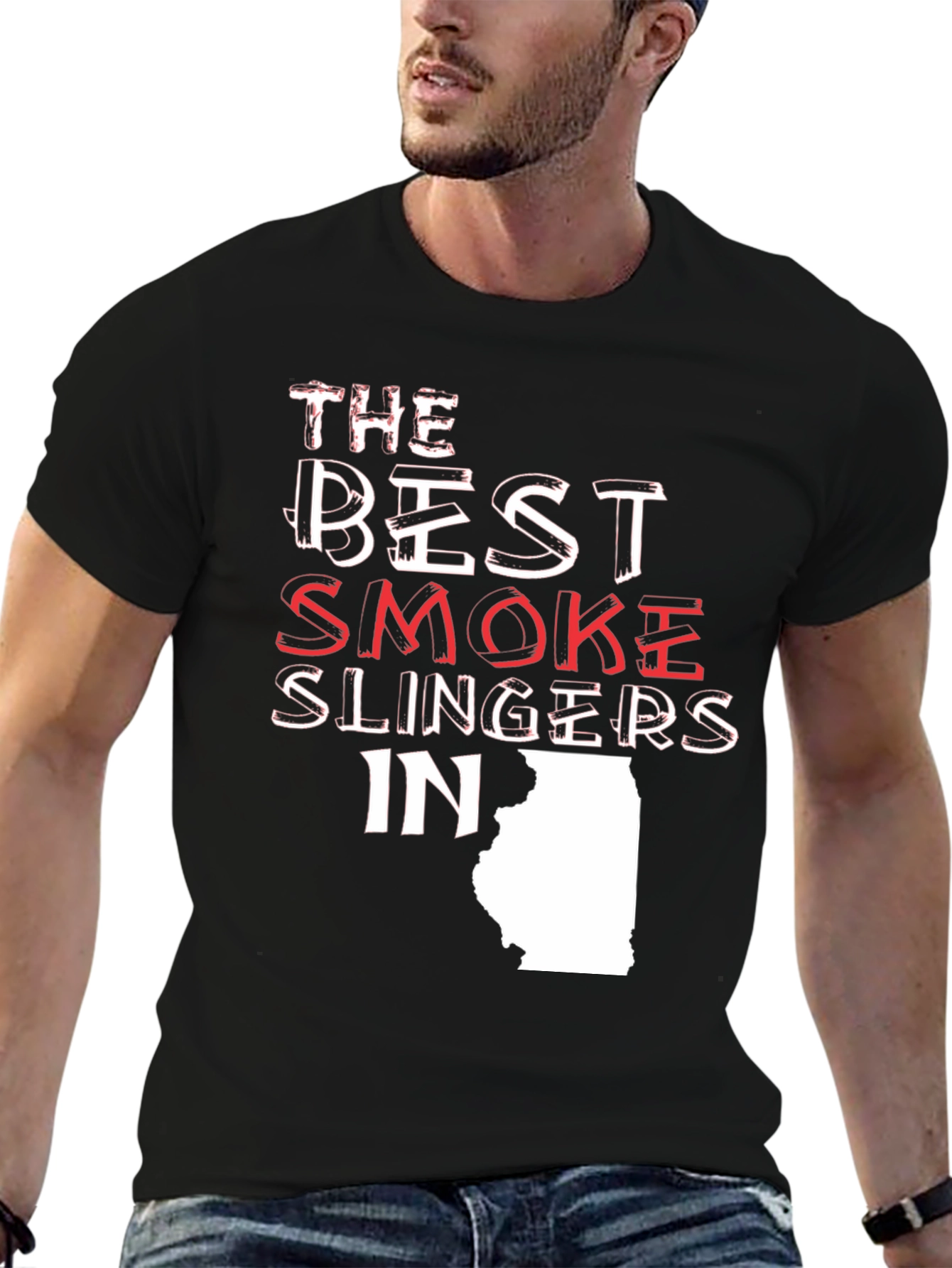 Best Smoke Slingers in Illinois Graphic T-Shirt