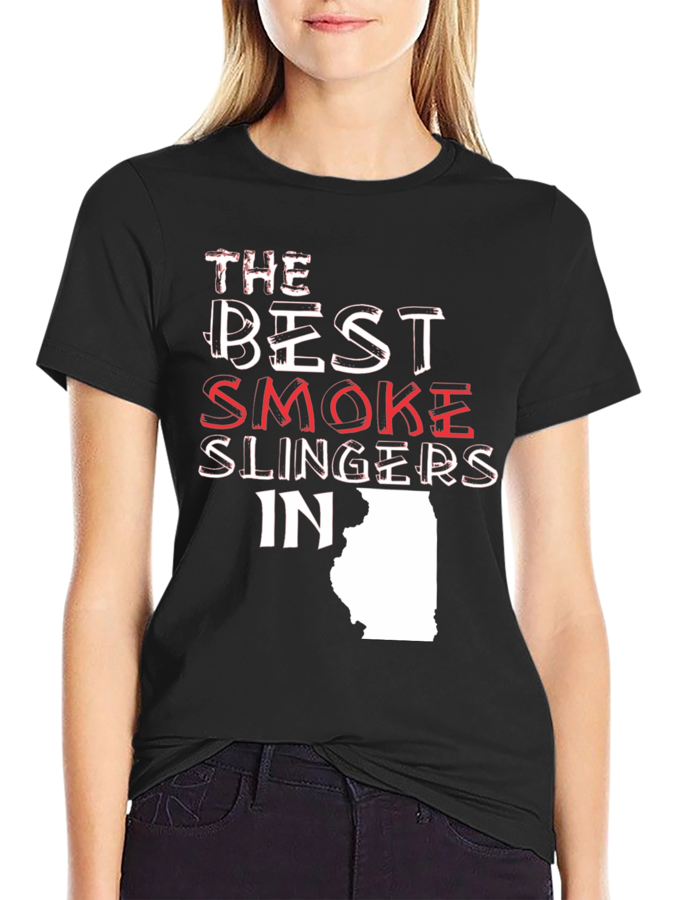 Best Smoke Slingers in Illinois Graphic T-Shirt