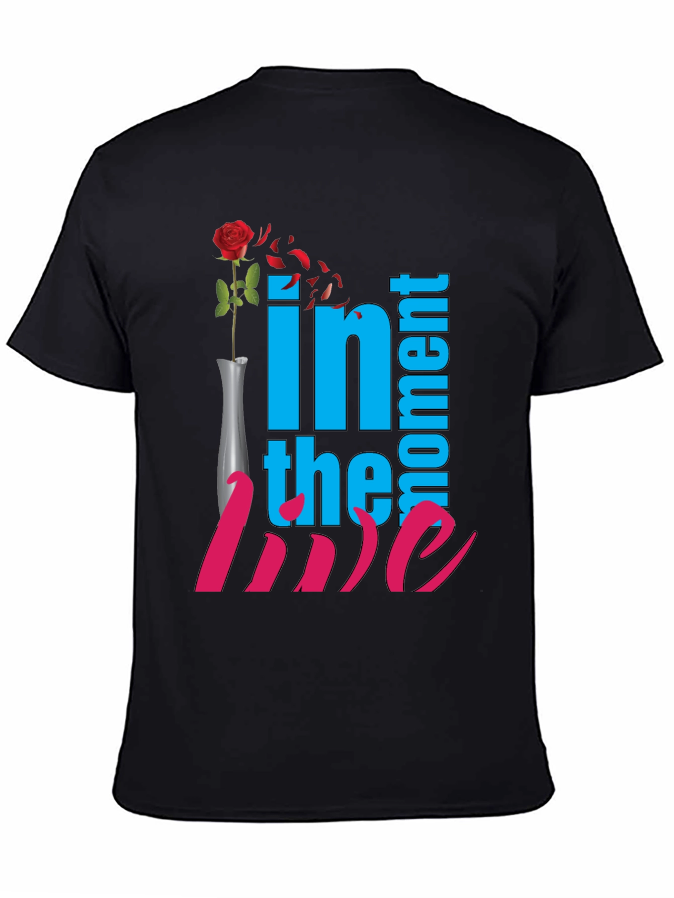In The Moment of Love Black T-Shirt