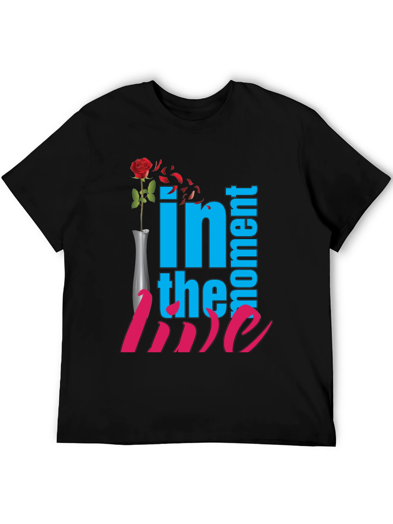 In The Moment of Love Black T-Shirt