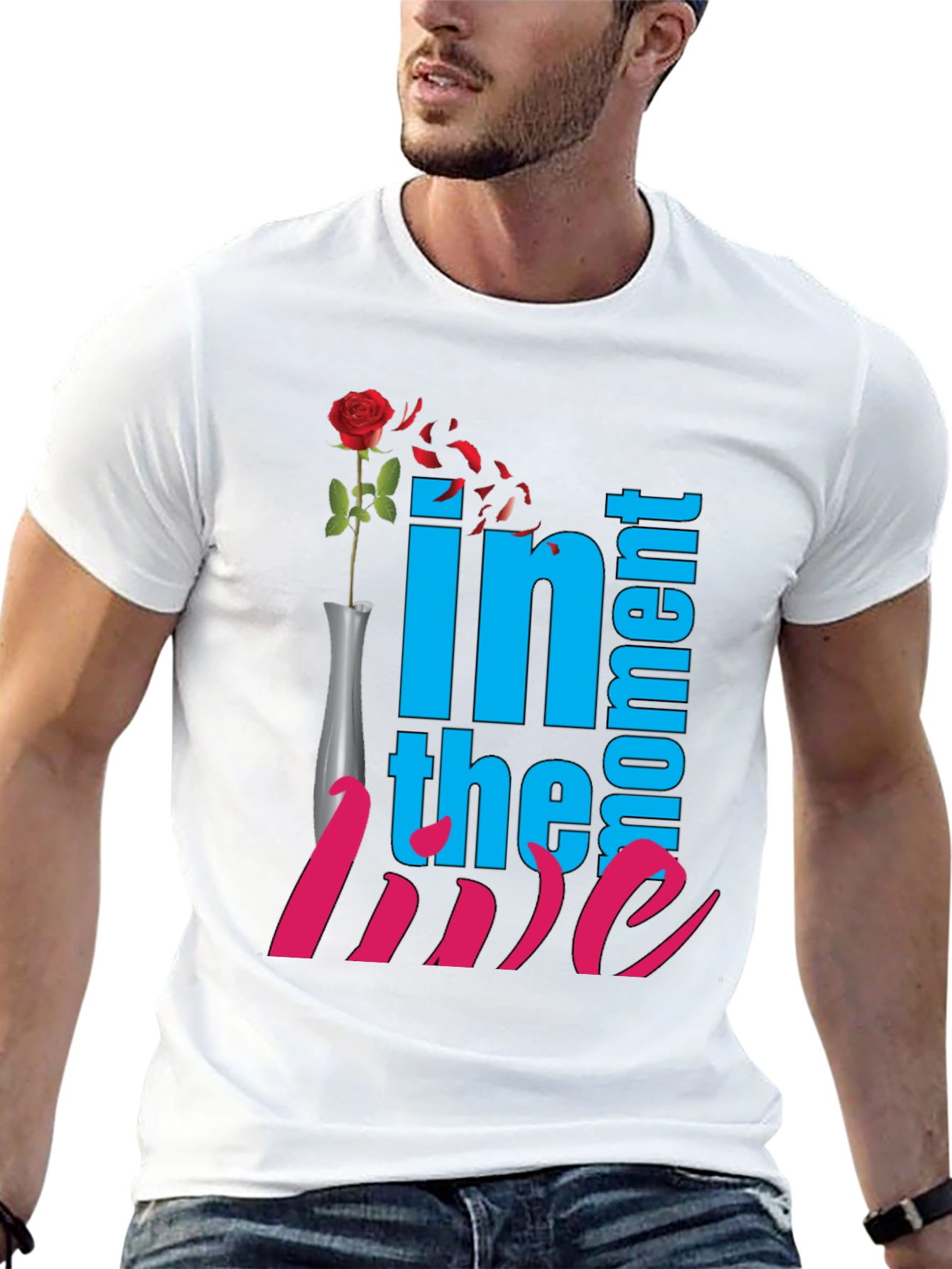 In The Moment of Love Black T-Shirt