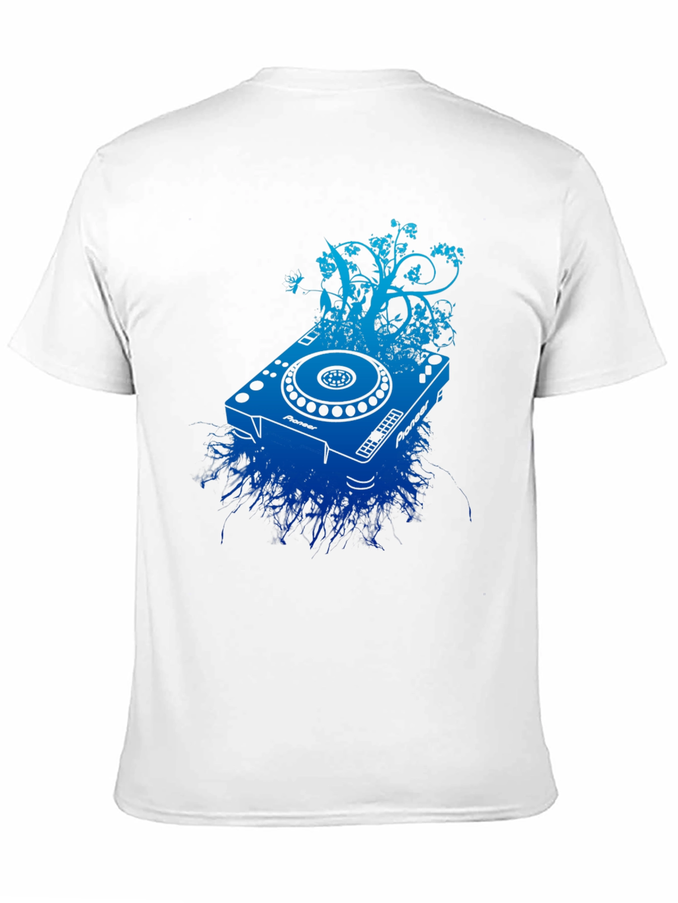 DJ Turntable Graphic Tee - Black