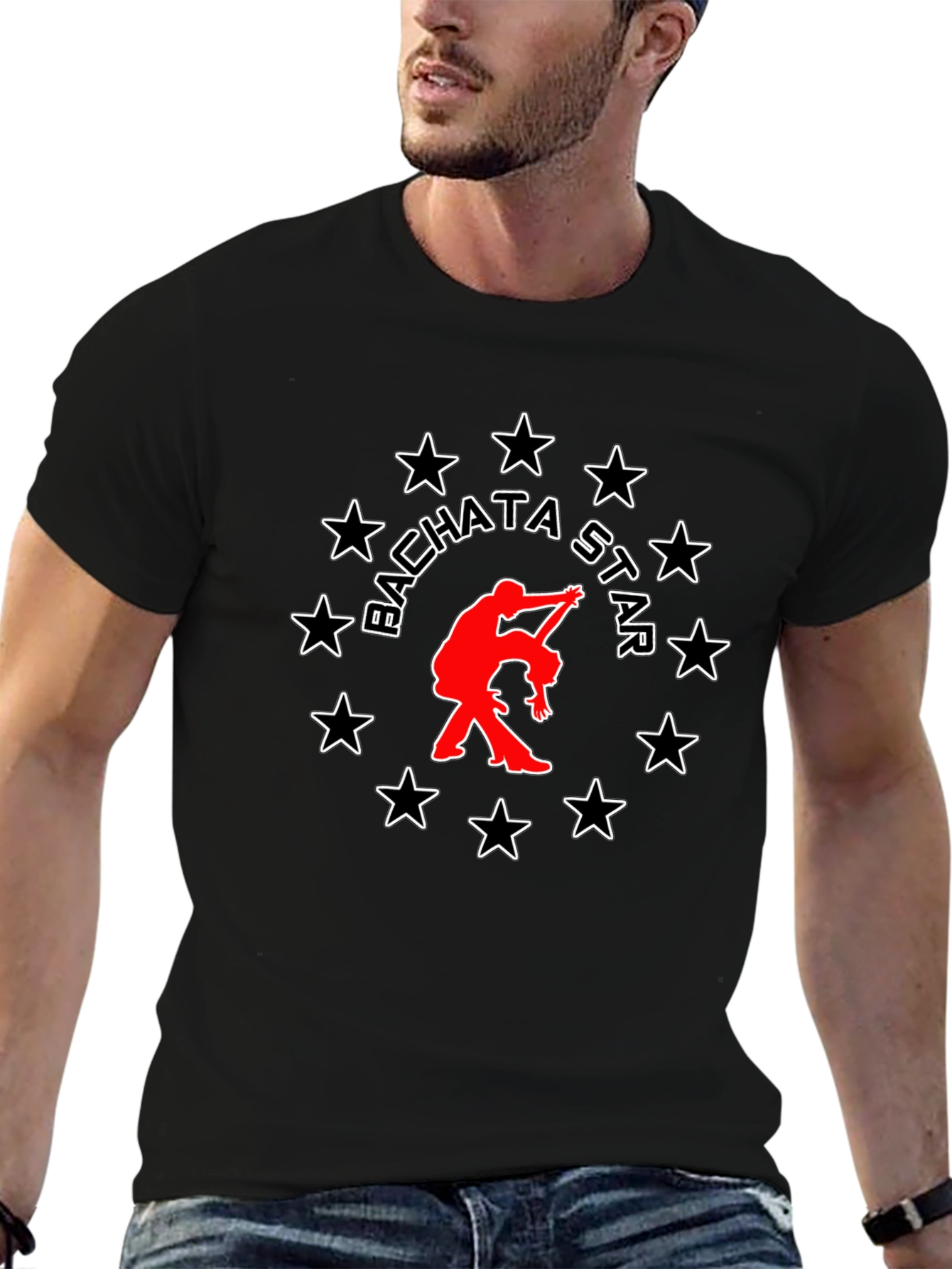 Bachata Star Graphic Tee - Dance Lover Shirt