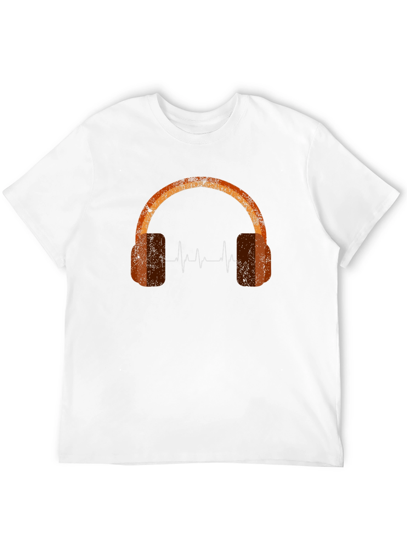 Retro Headphones Graphic Tee - Music Lover Style