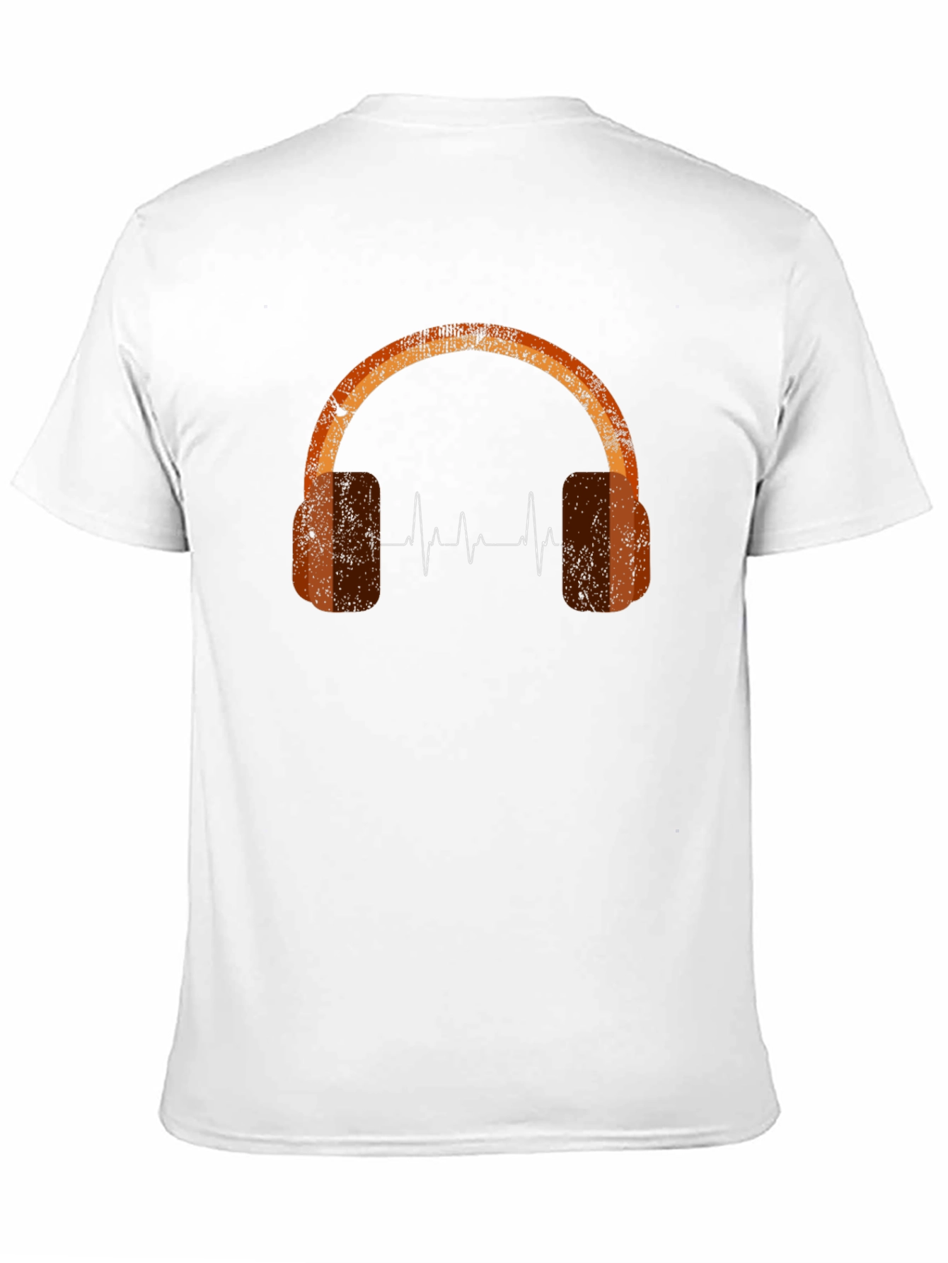 Retro Headphones Graphic Tee - Music Lover Style