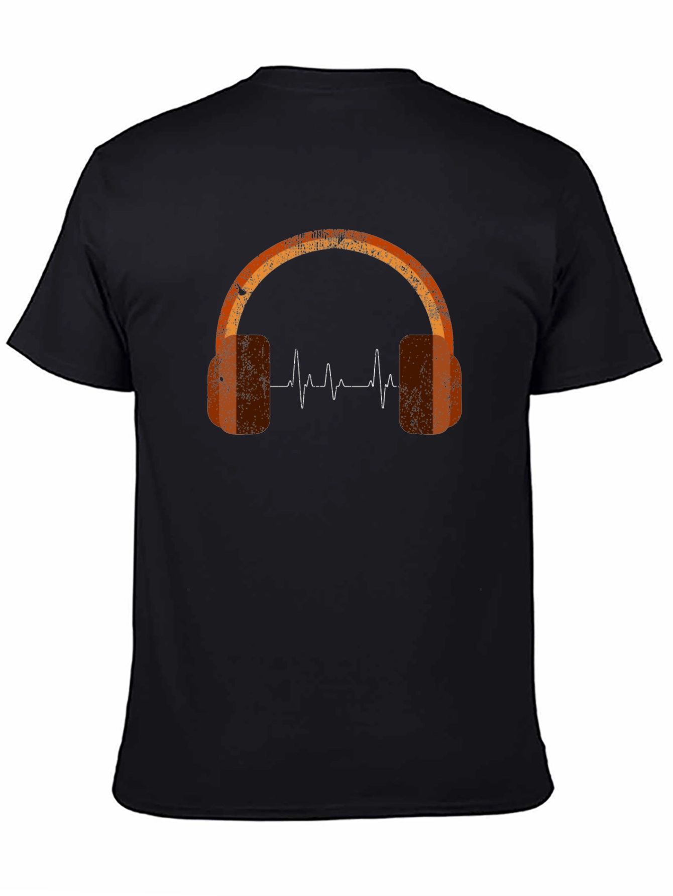 Retro Headphones Graphic Tee - Music Lover Style