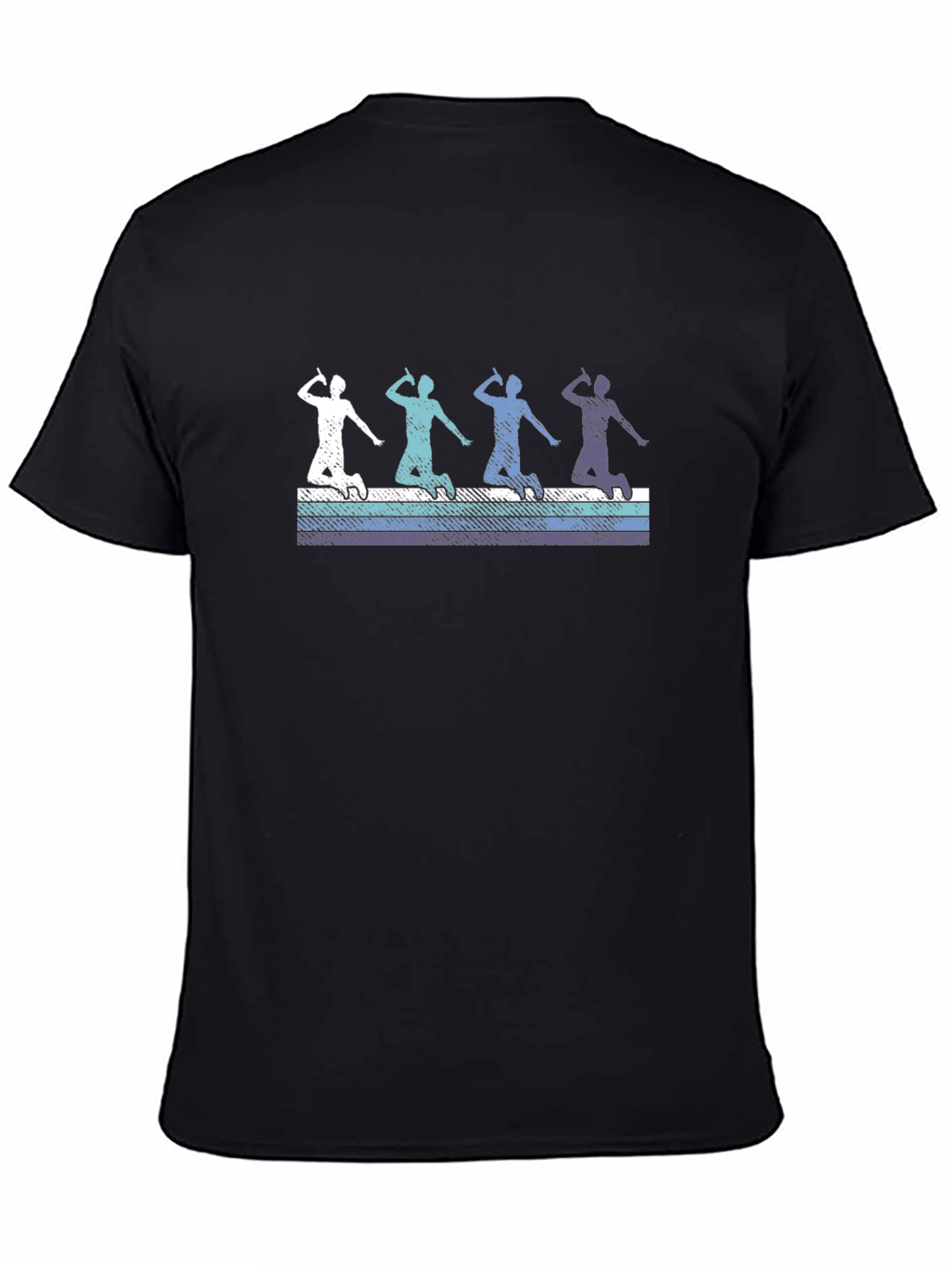 Badminton Player Graphic Tee - Retro Style