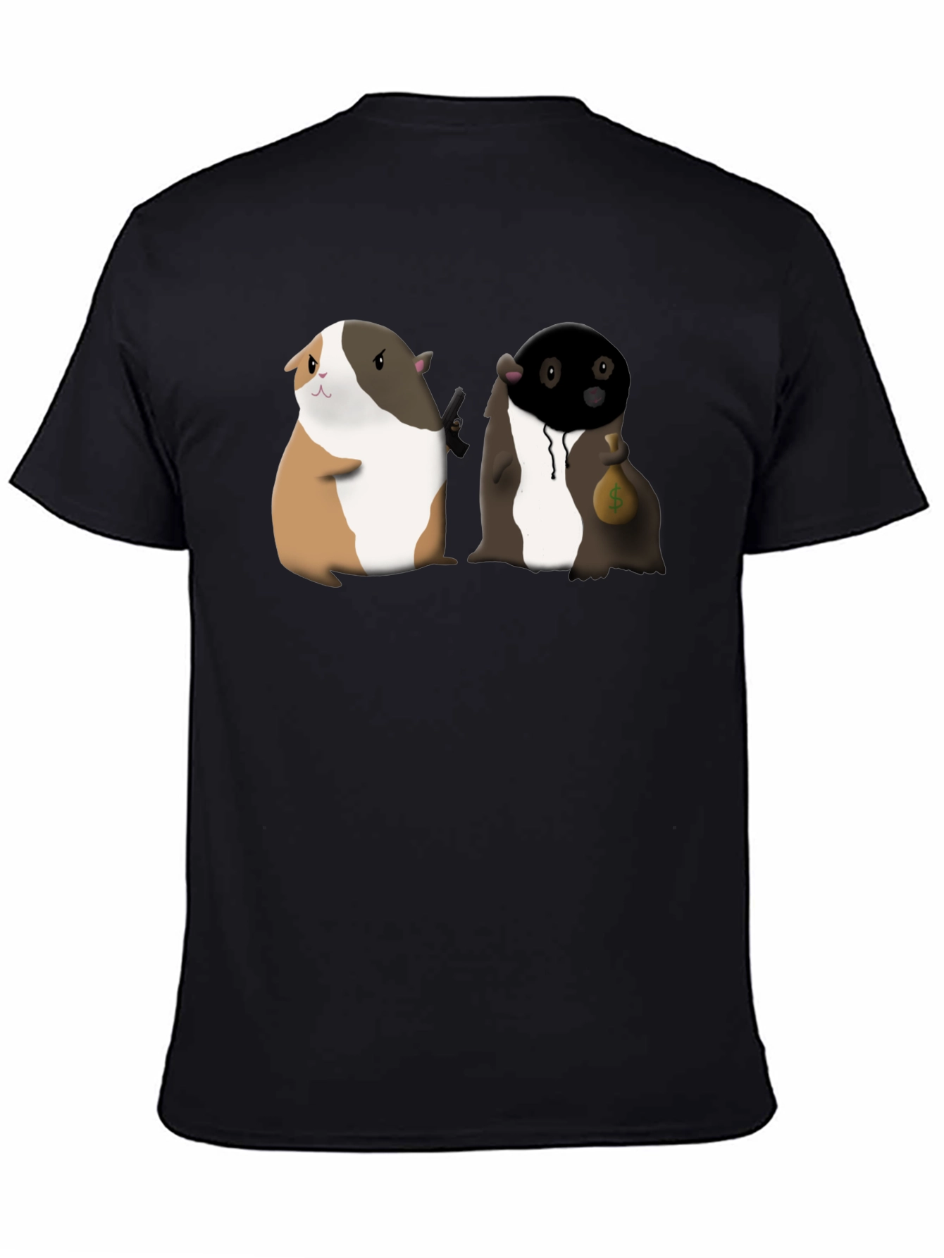 Guinea Pig Gangster Graphic Tee - Funny T-Shirt