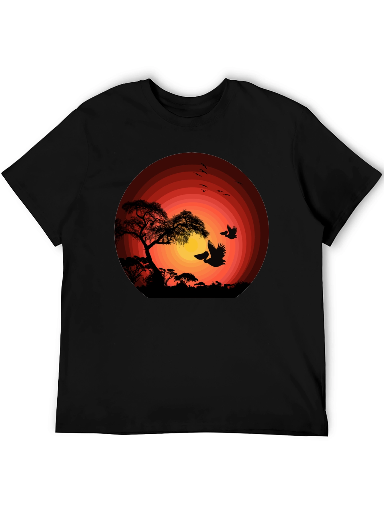 Sunset Silhouette Graphic Tee
