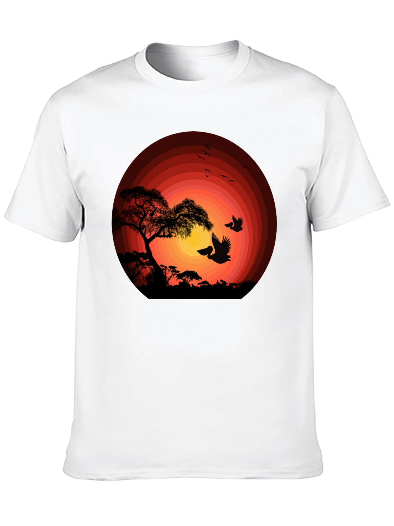 Sunset Silhouette Graphic Tee