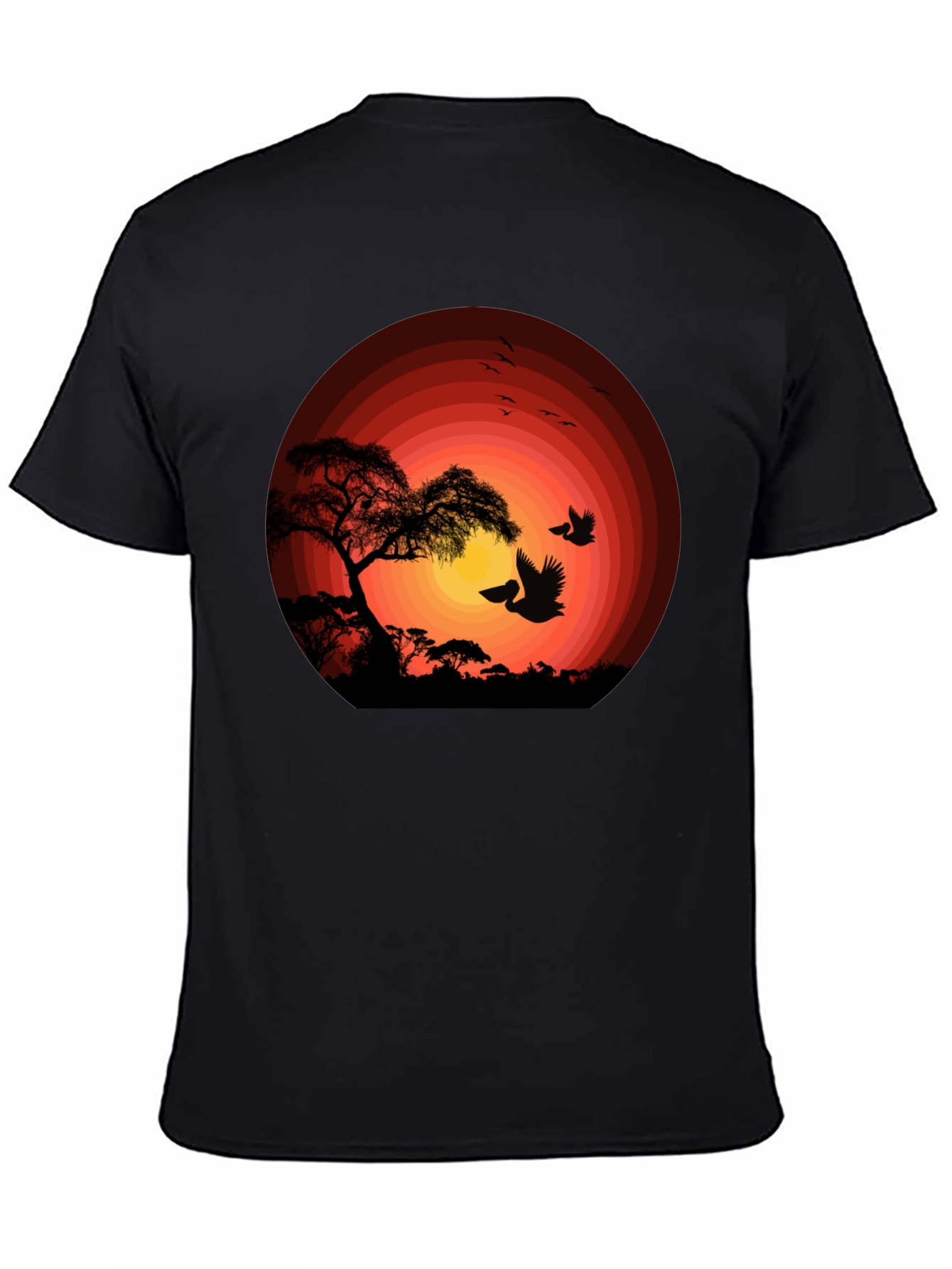 Sunset Silhouette Graphic Tee