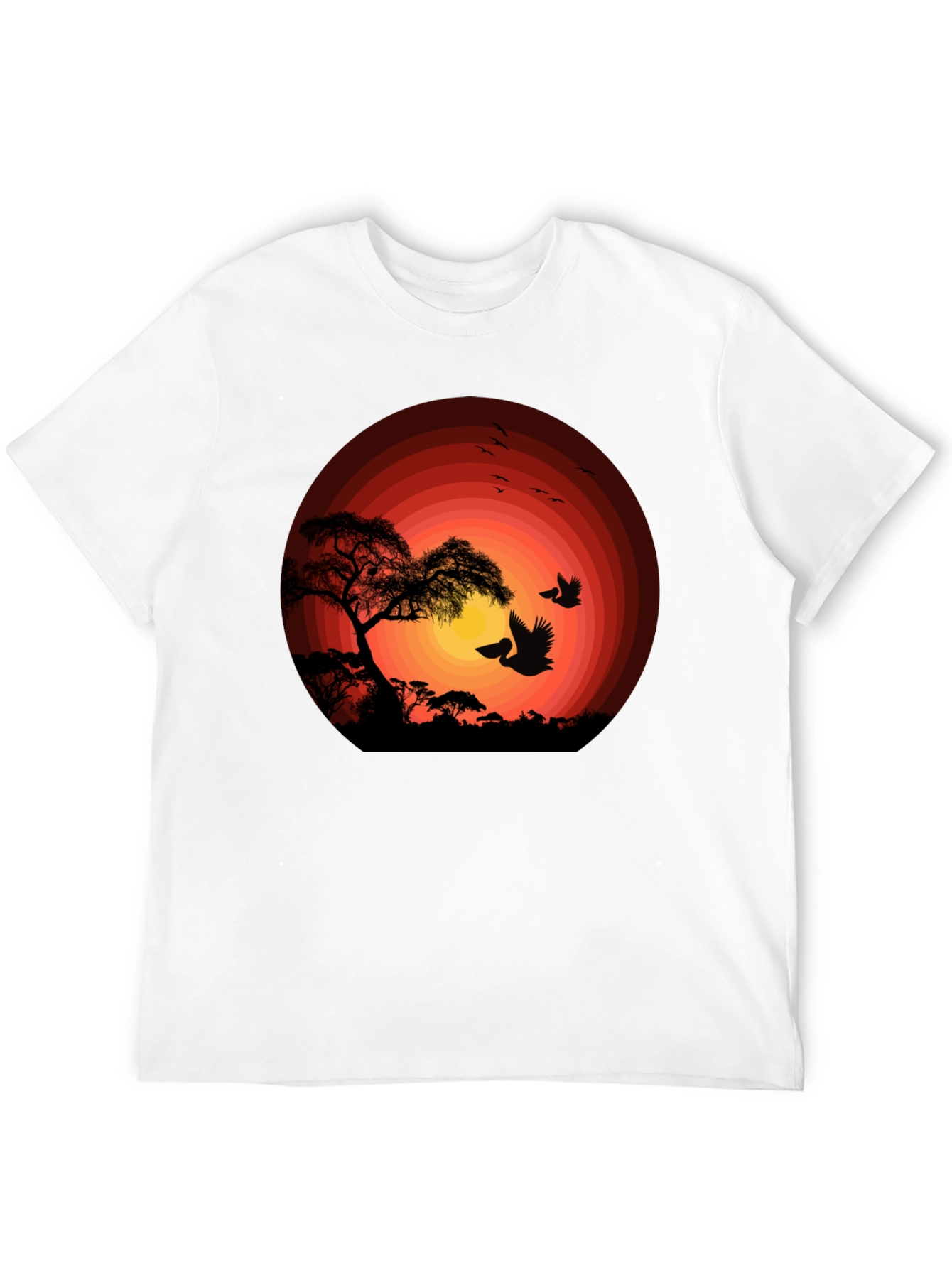Sunset Silhouette Graphic Tee