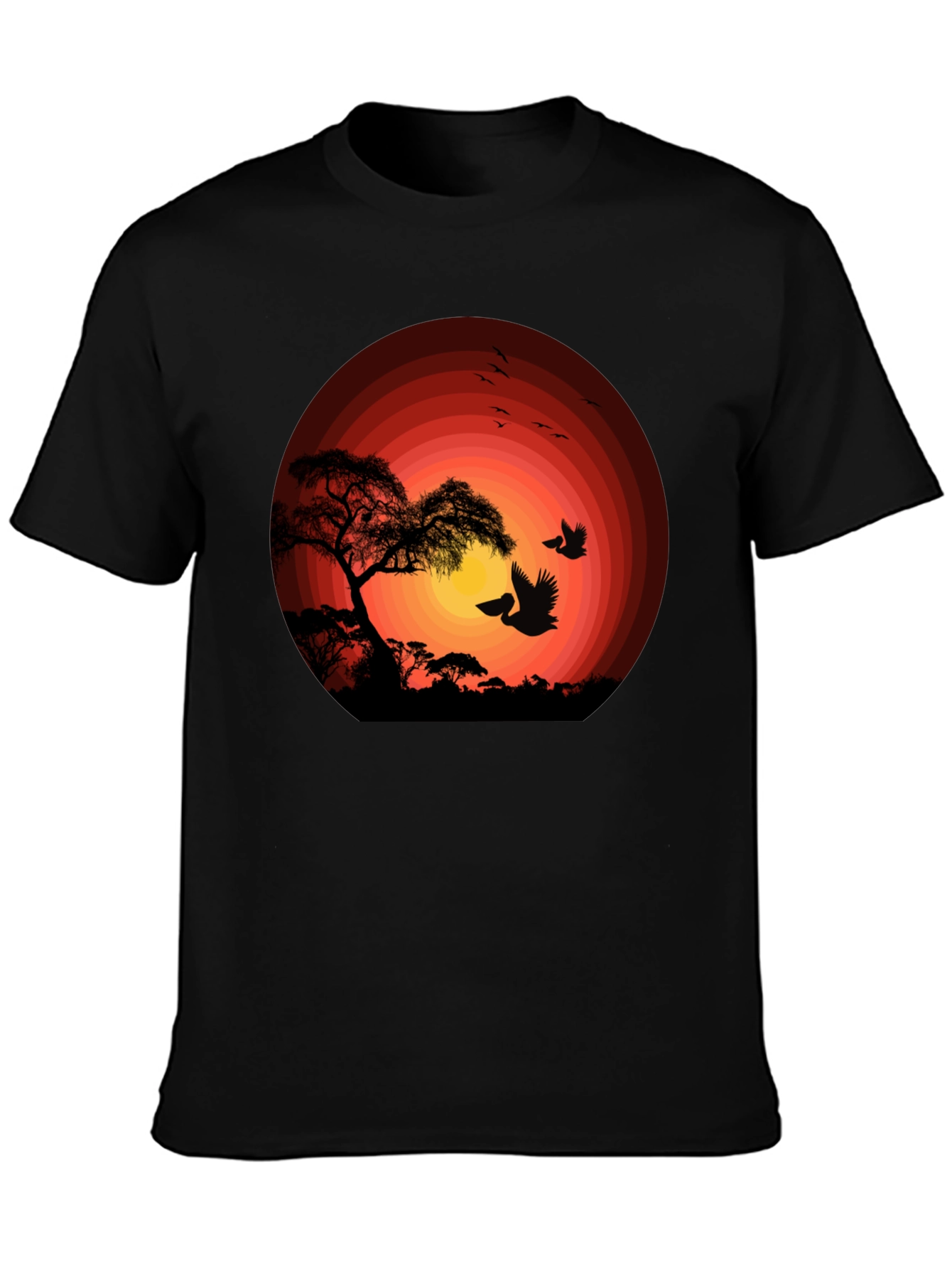 Sunset Silhouette Graphic Tee