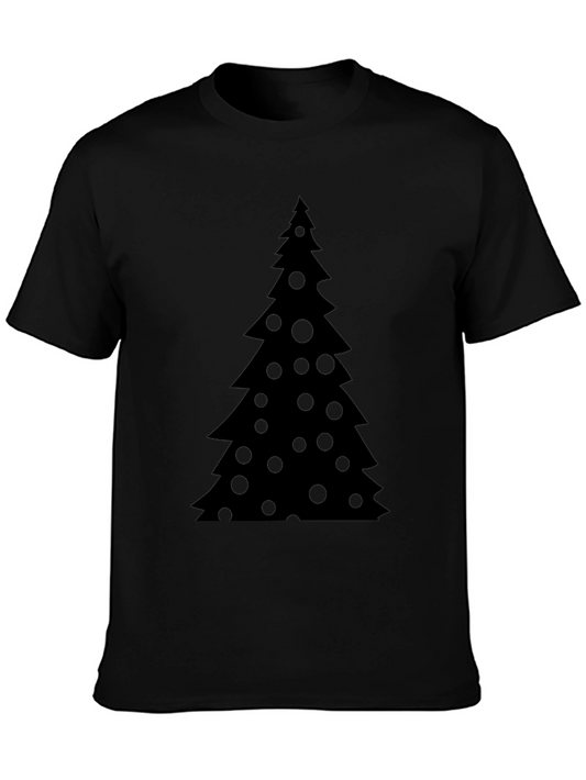 Christmas Tree Black T-Shirt