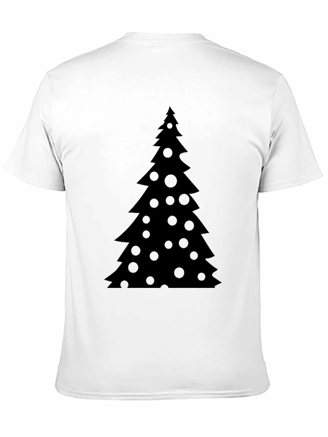 Christmas Tree Black T-Shirt
