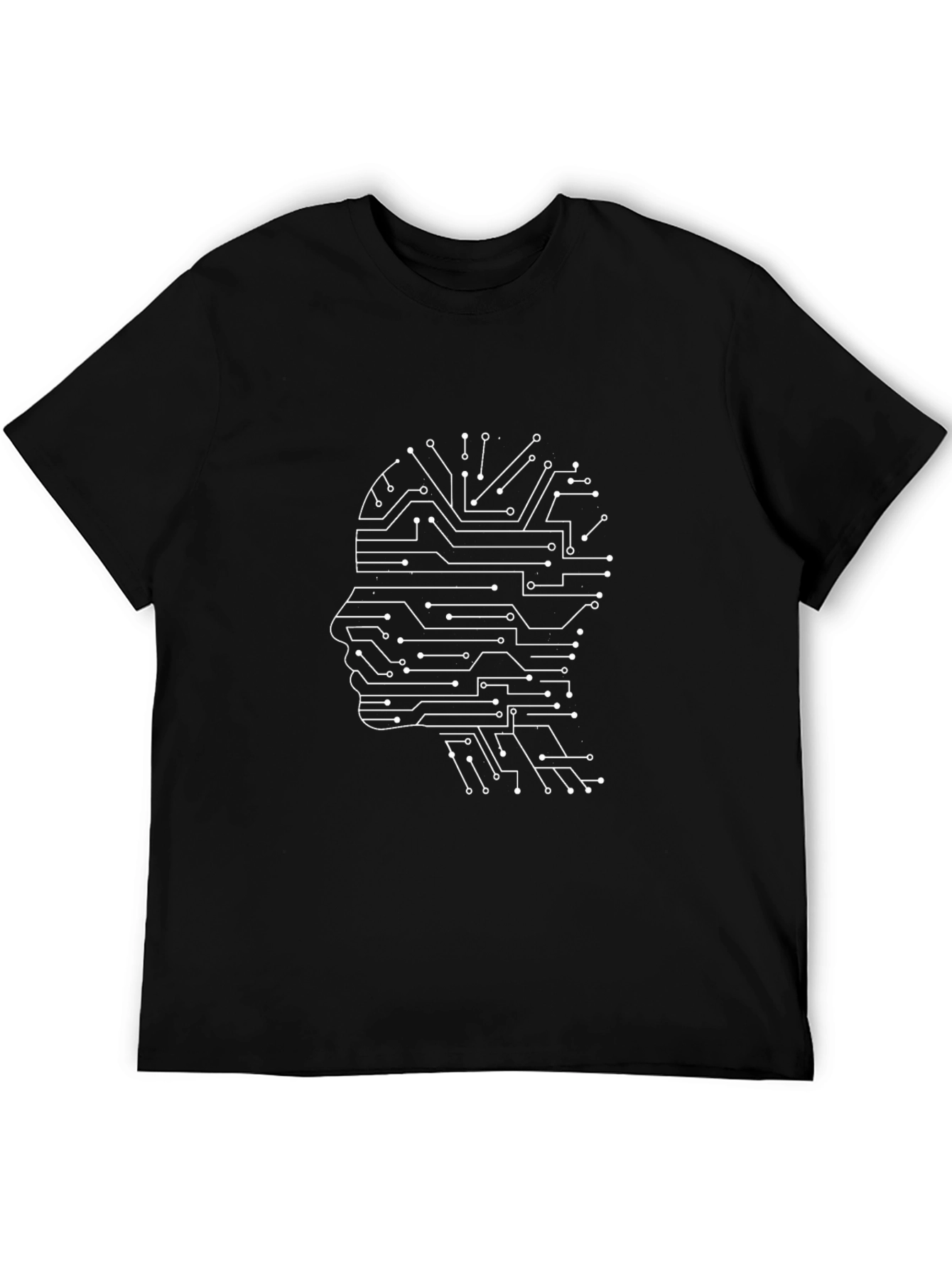 Tech Mind T-Shirt - Circuit Board Brain Tee